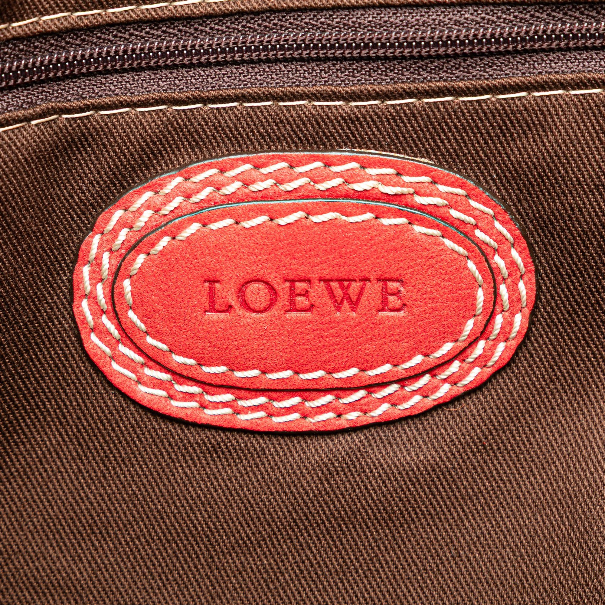 Loewe Nubuck Anagram Madrid Fringe Shoulder Bag Size ONE SIZE - 5 Thumbnail