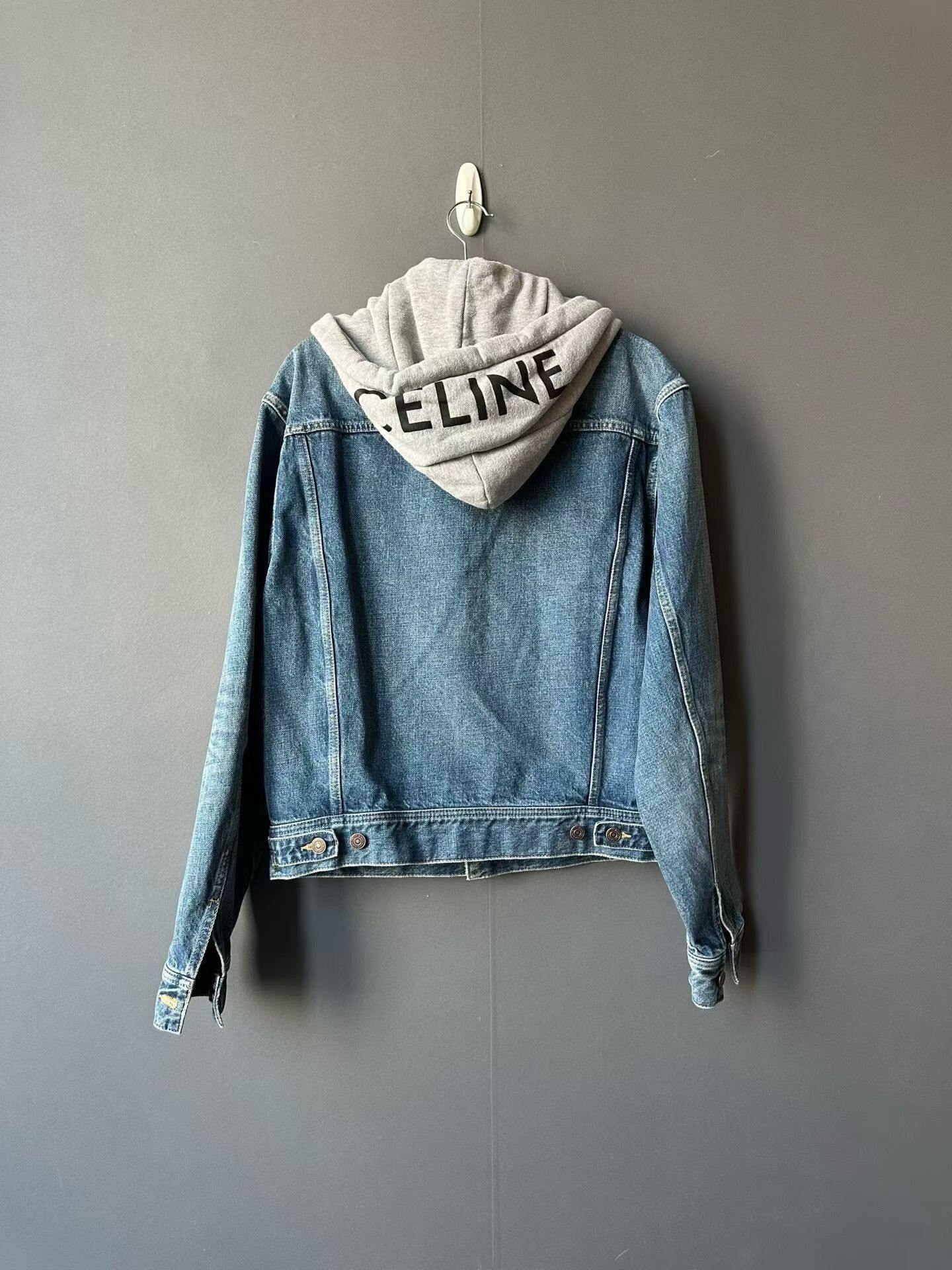 Celine Celine Hooded Denim Jacket Size US S / EU 44-46 / 1 - 2 Thumbnail