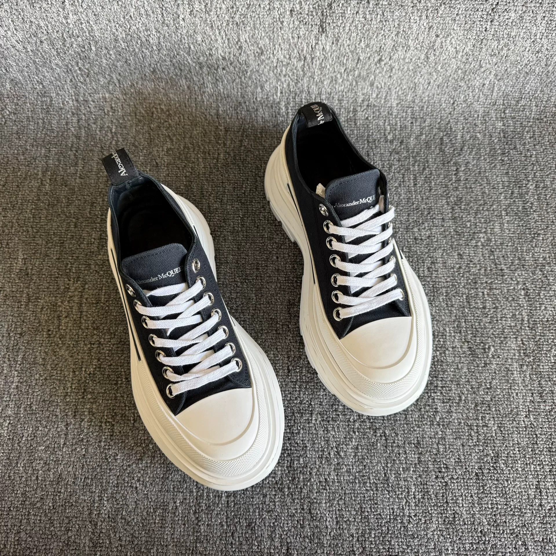 Alexander McQueen Alexander McQueen Platform Canvas Shoes 37 Size US 6 / IT 36 - 6 Thumbnail