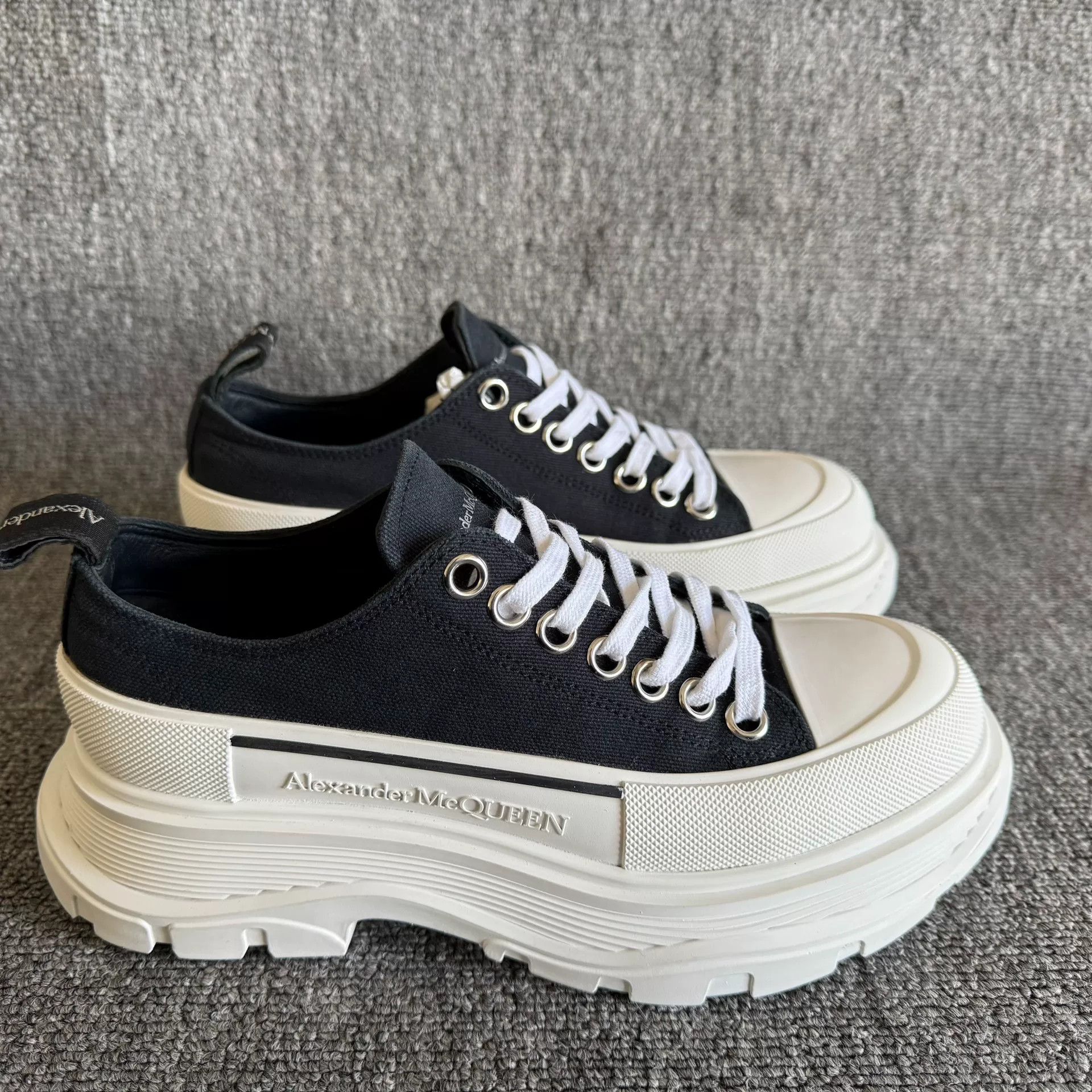 Alexander McQueen Alexander McQueen Platform Canvas Shoes 37 Size US 6 / IT 36 - 5 Thumbnail