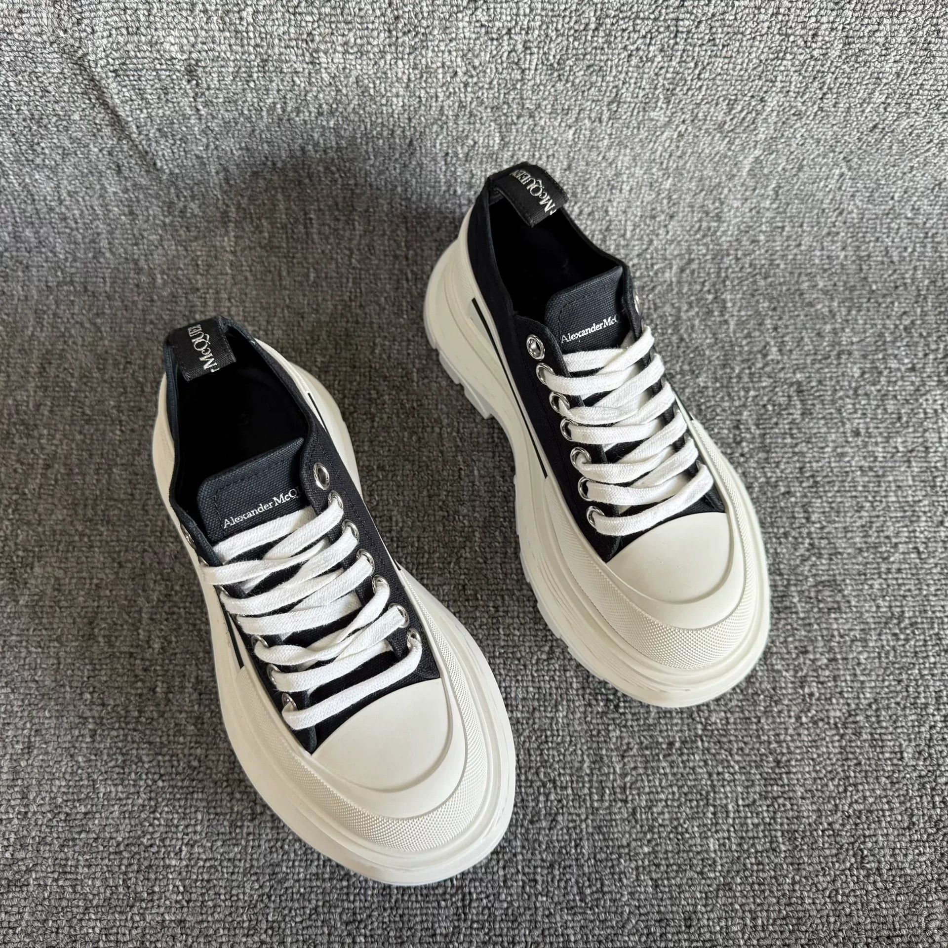 Alexander McQueen Alexander McQueen Platform Canvas Shoes 35 Size US 4 / IT 34 - 6 Thumbnail