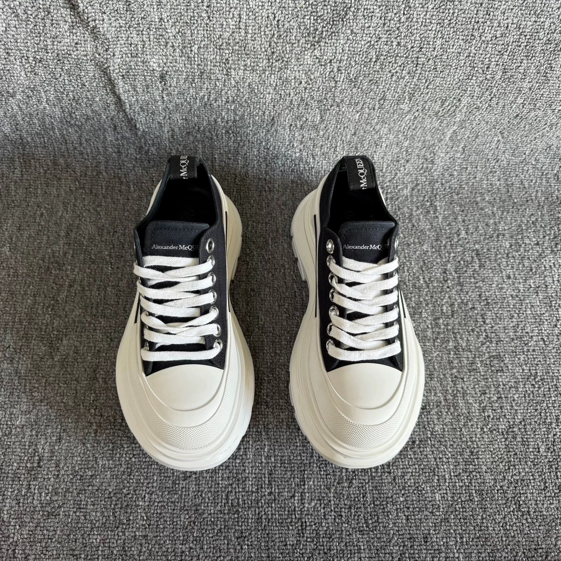 Alexander McQueen Alexander McQueen Platform Canvas Shoes 35 Size US 4 / IT 34 - 3 Thumbnail