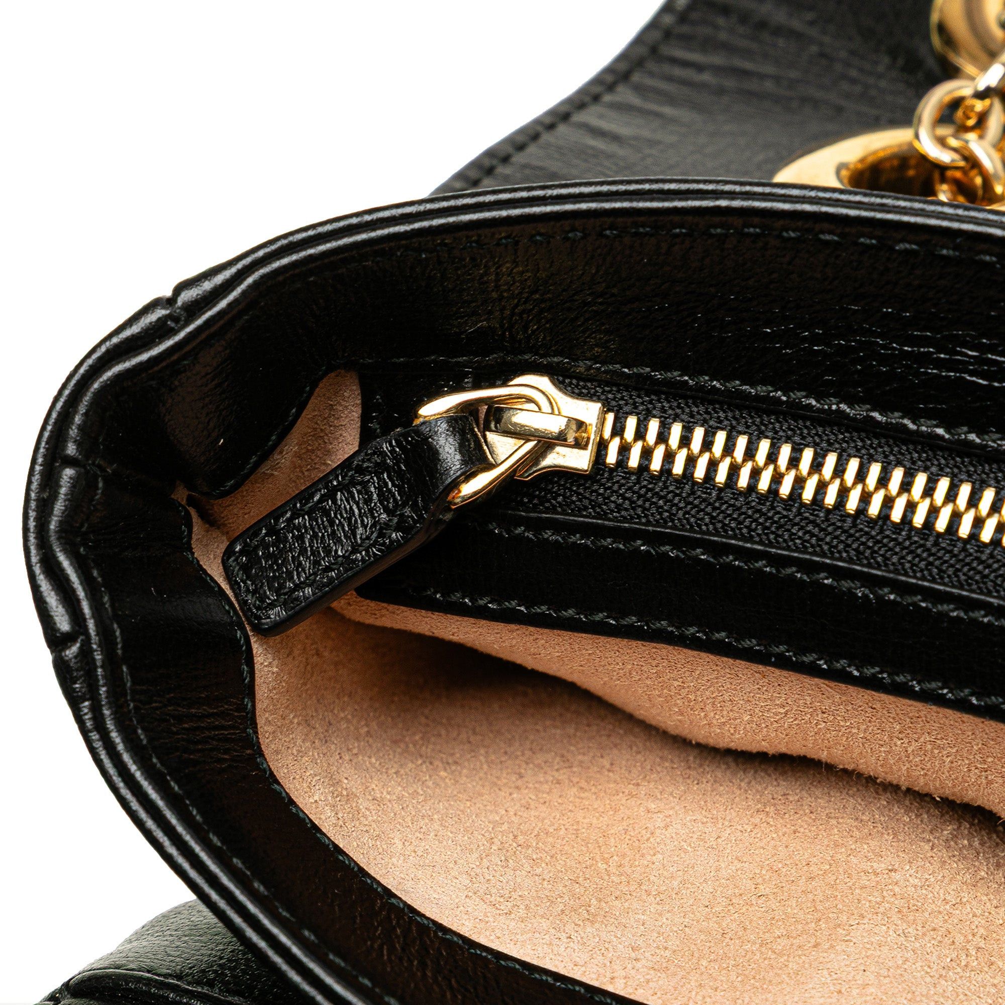 Gucci Small Leather Marina Chain Shoulder Bag Size ONE SIZE - 7 Thumbnail