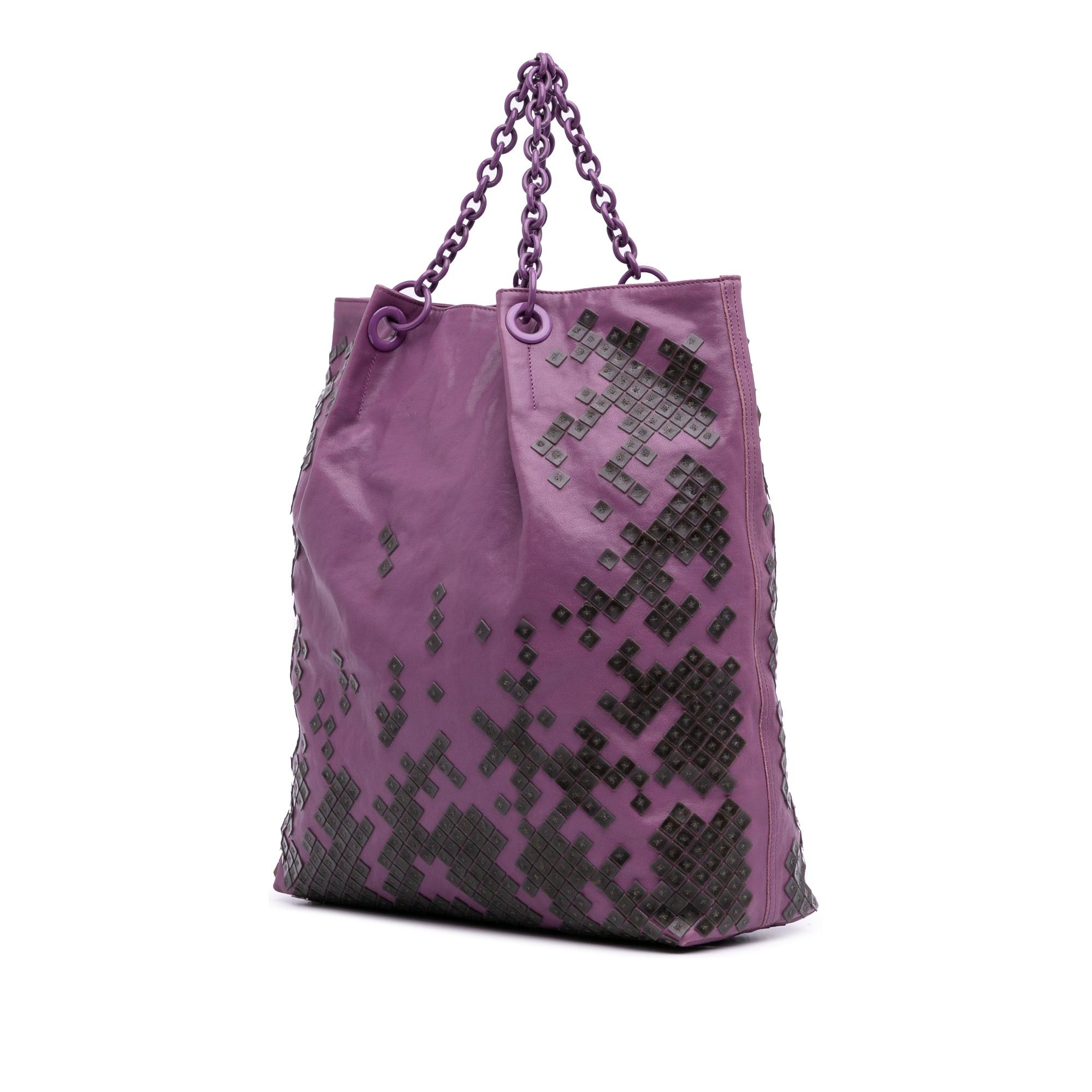 Bottega Veneta Vitello Mosaico Laque Tote Size ONE SIZE - 2 Thumbnail