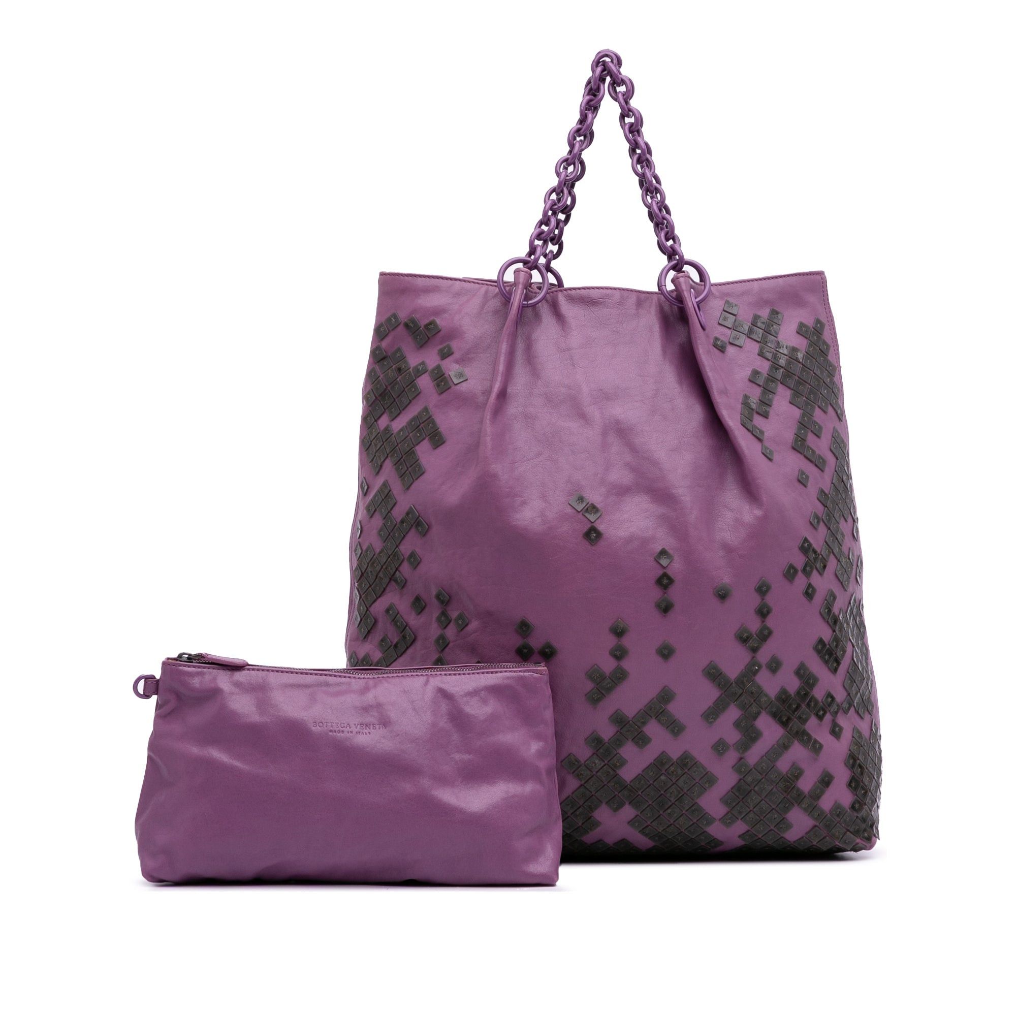 Bottega Veneta Vitello Mosaico Laque Tote Size ONE SIZE - 11 Thumbnail