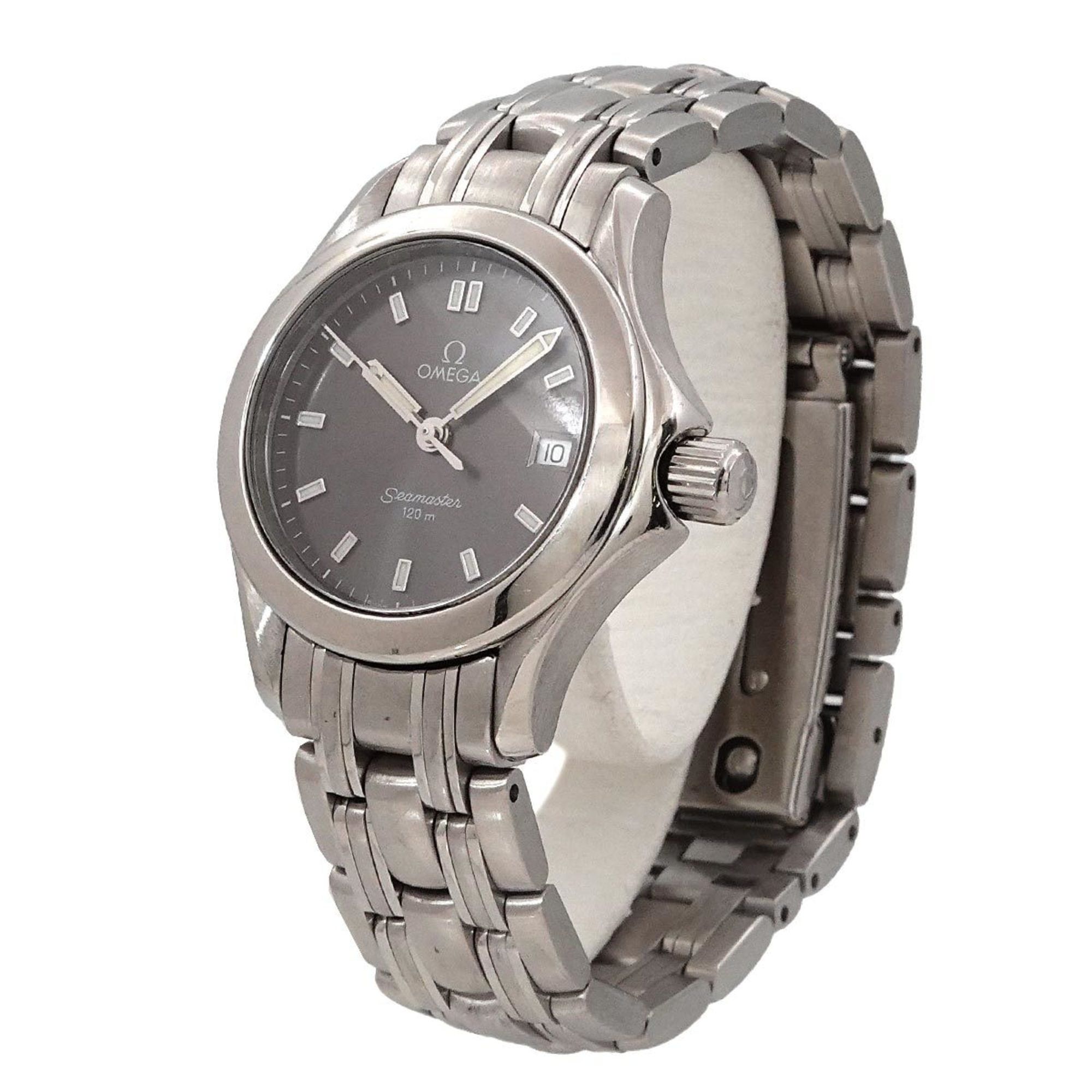 Omega OMEGA Seamaster 120 2581 43 Women's Watch with Date, Gray Quartz Movement Size ONE SIZE - 2 Thumbnail
