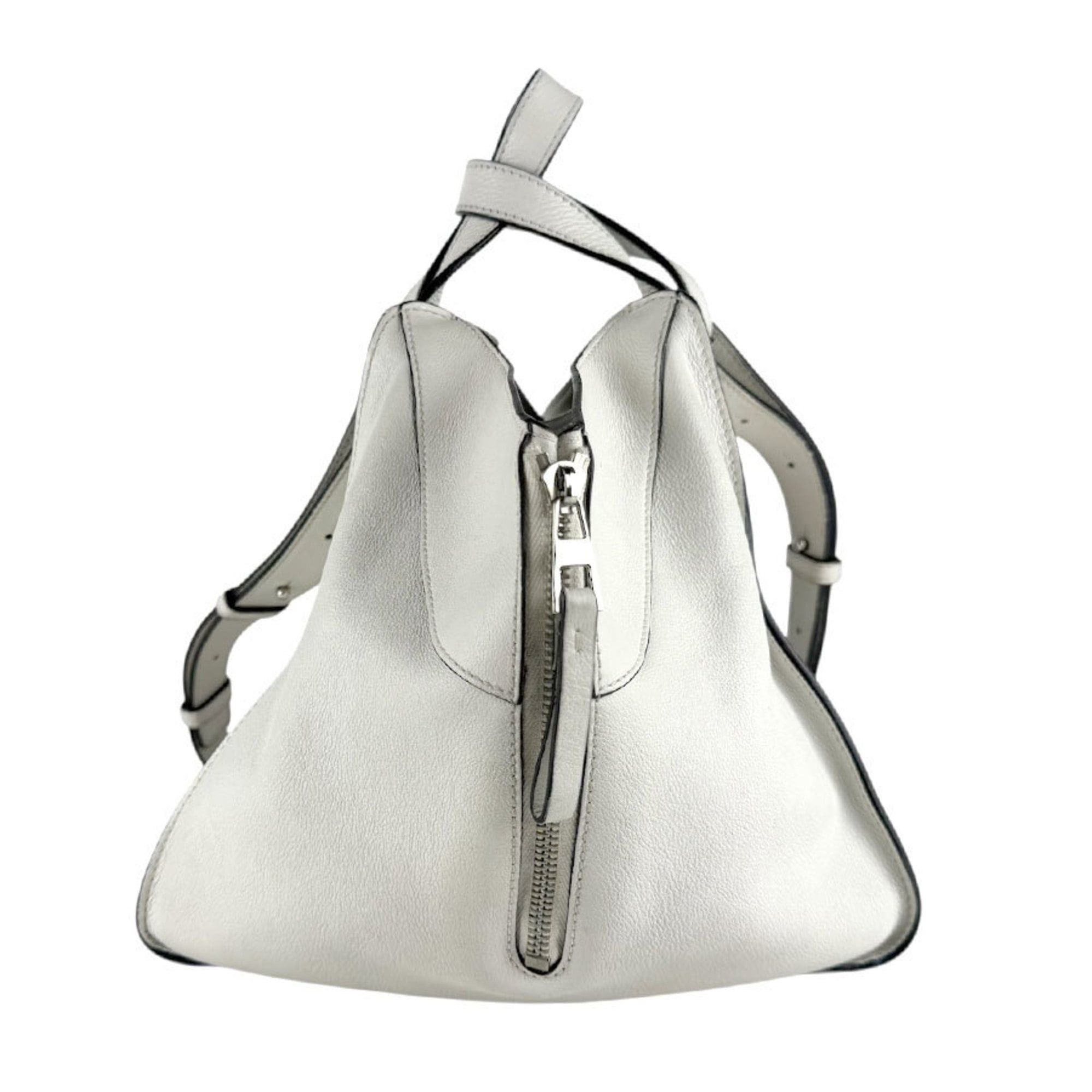 Loewe LOEWE Hammock Shoulder Bag in White Leather for Women (z8614) Size ONE SIZE - 2 Thumbnail