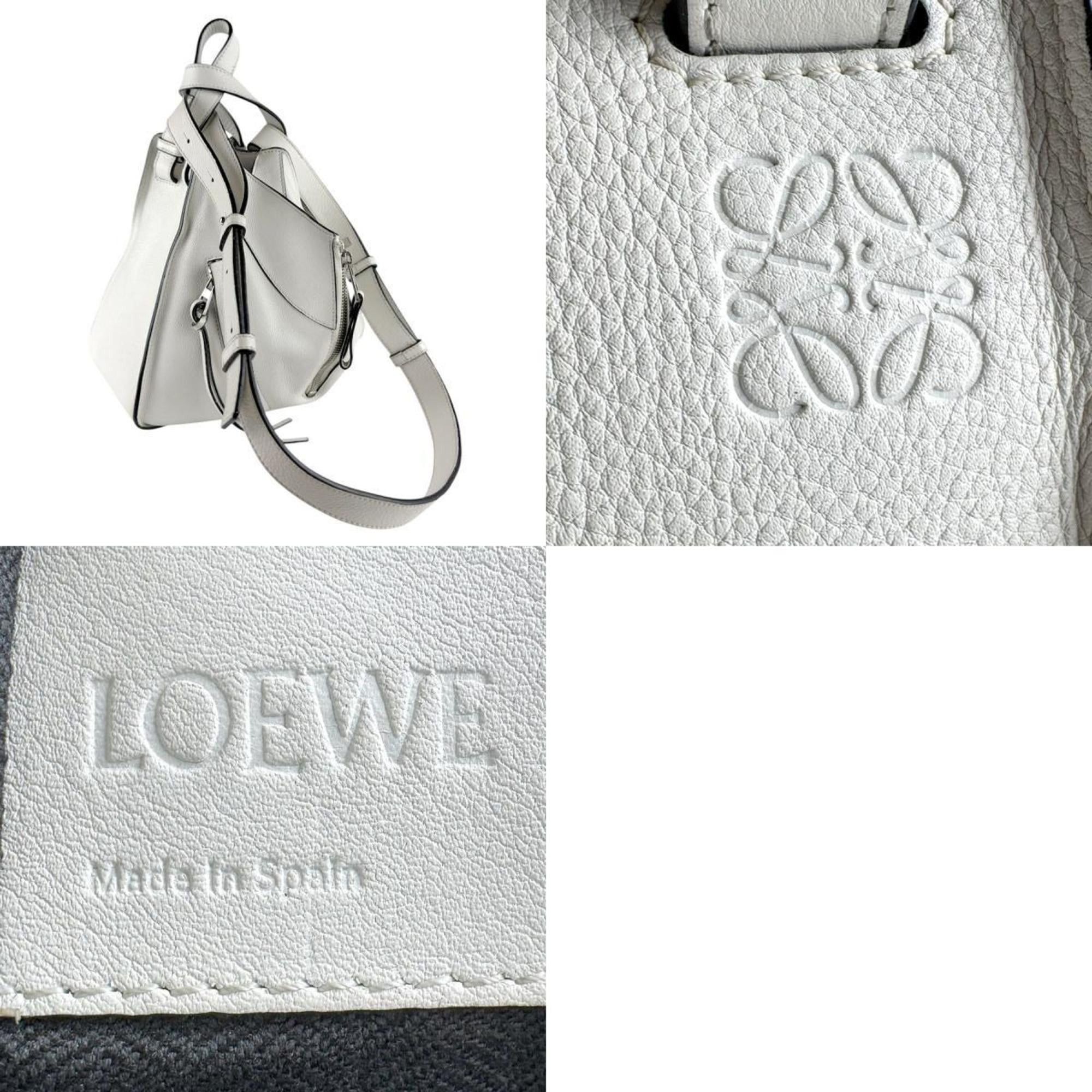 Loewe LOEWE Hammock Shoulder Bag in White Leather for Women (z8614) Size ONE SIZE - 5 Thumbnail