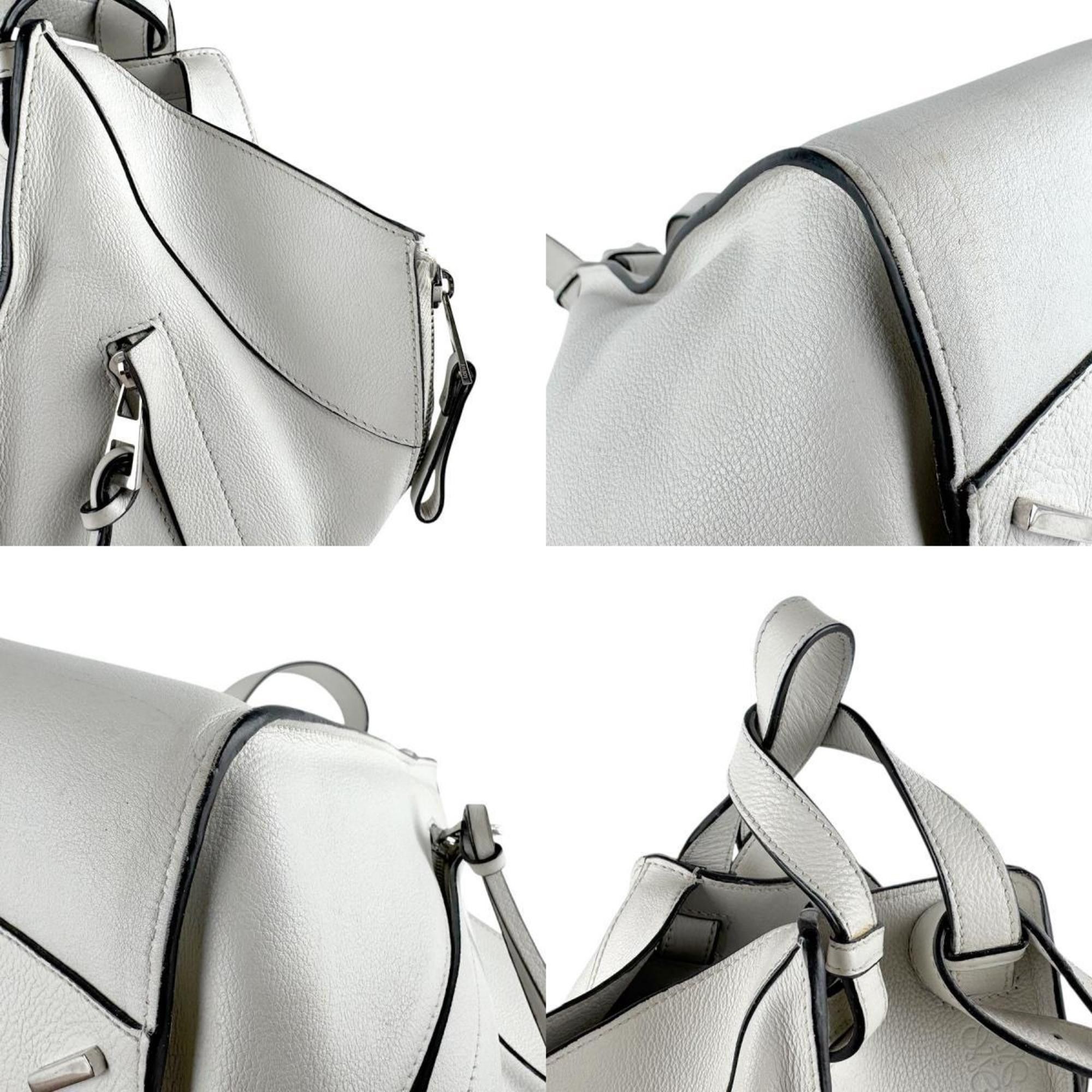 Loewe LOEWE Hammock Shoulder Bag in White Leather for Women (z8614) Size ONE SIZE - 4 Thumbnail