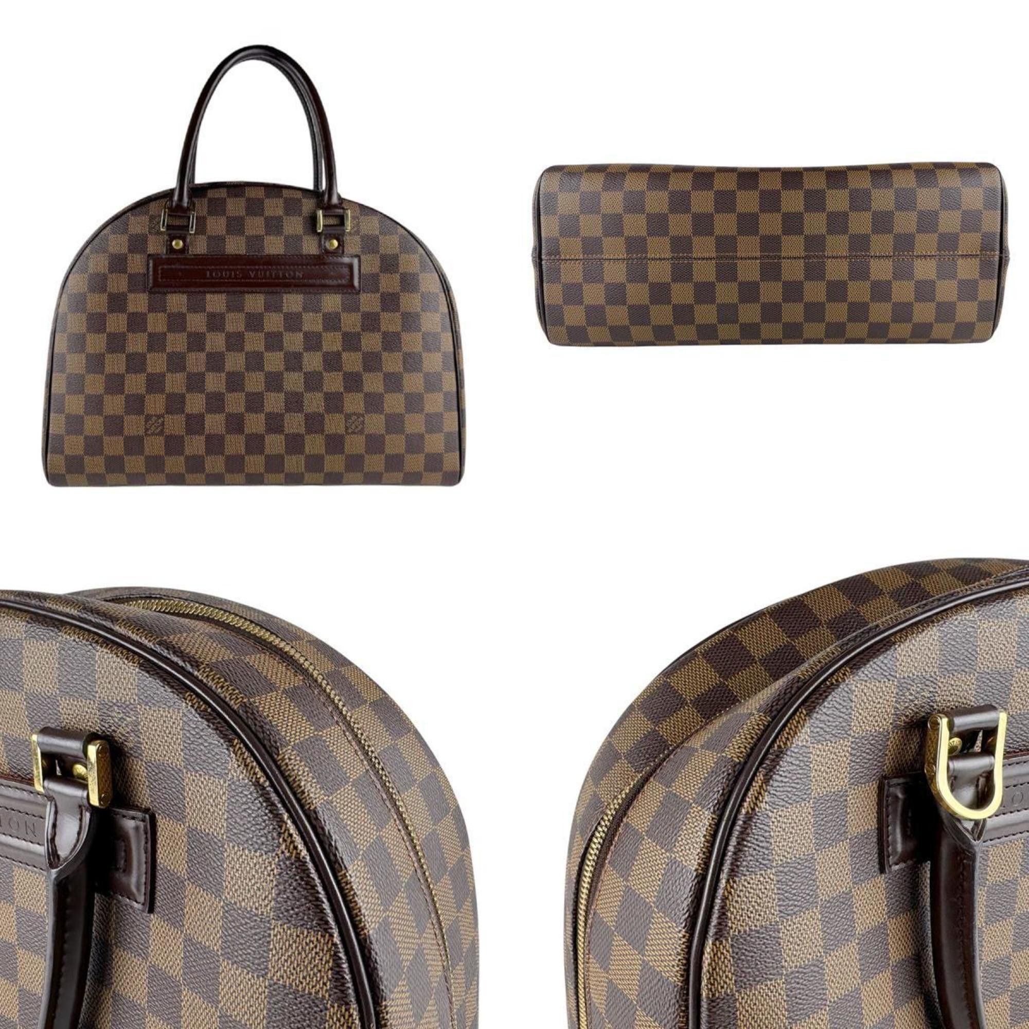 Louis Vuitton Louis Vuitton Damier Nolita Handbag in Ebene Canvas, Unisex, N41455 z8645 Size ONE SIZE - 3 Thumbnail