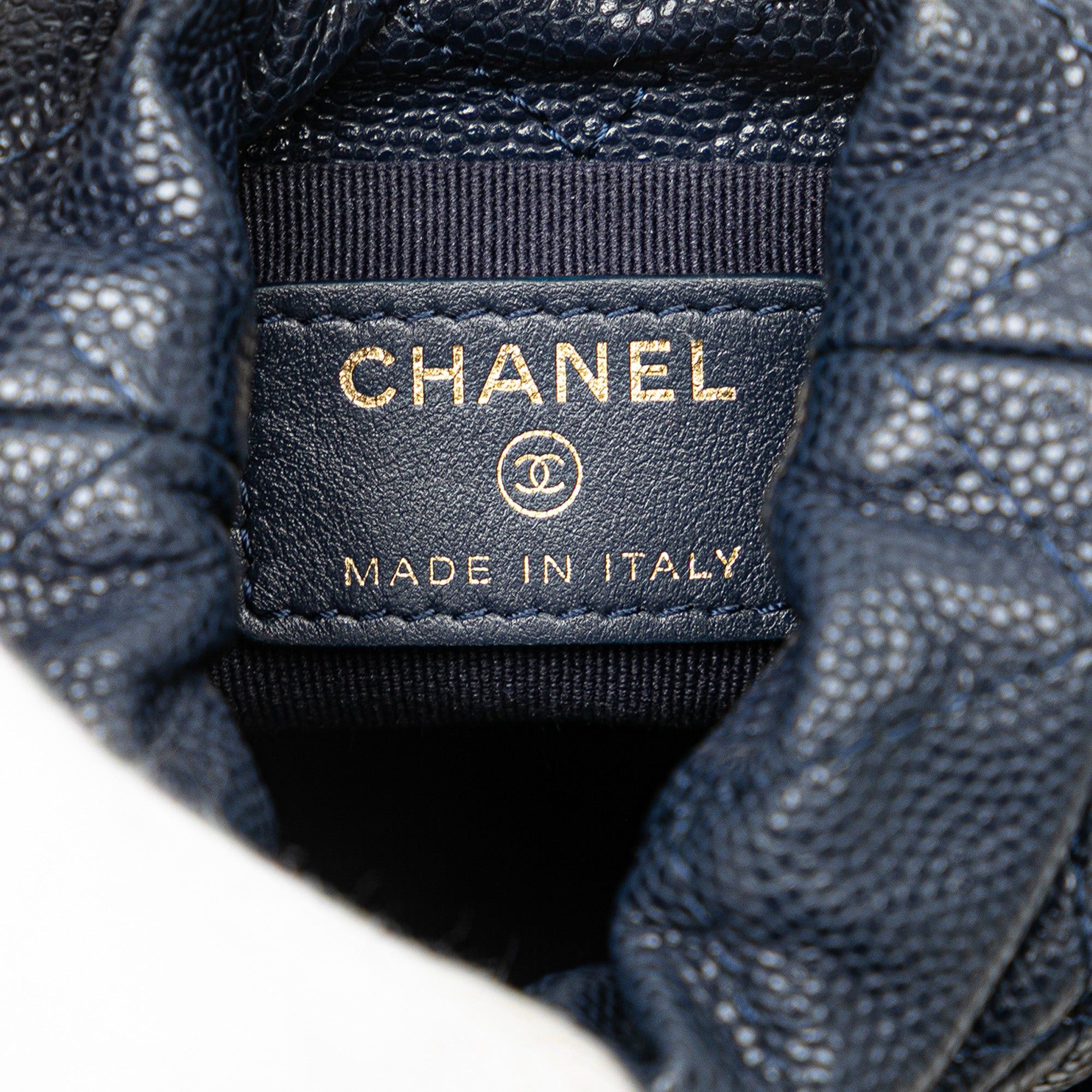 Chanel Mini Quilted Caviar Medallion Charms Drawstring Bucket Bag Size ONE SIZE - 5 Thumbnail