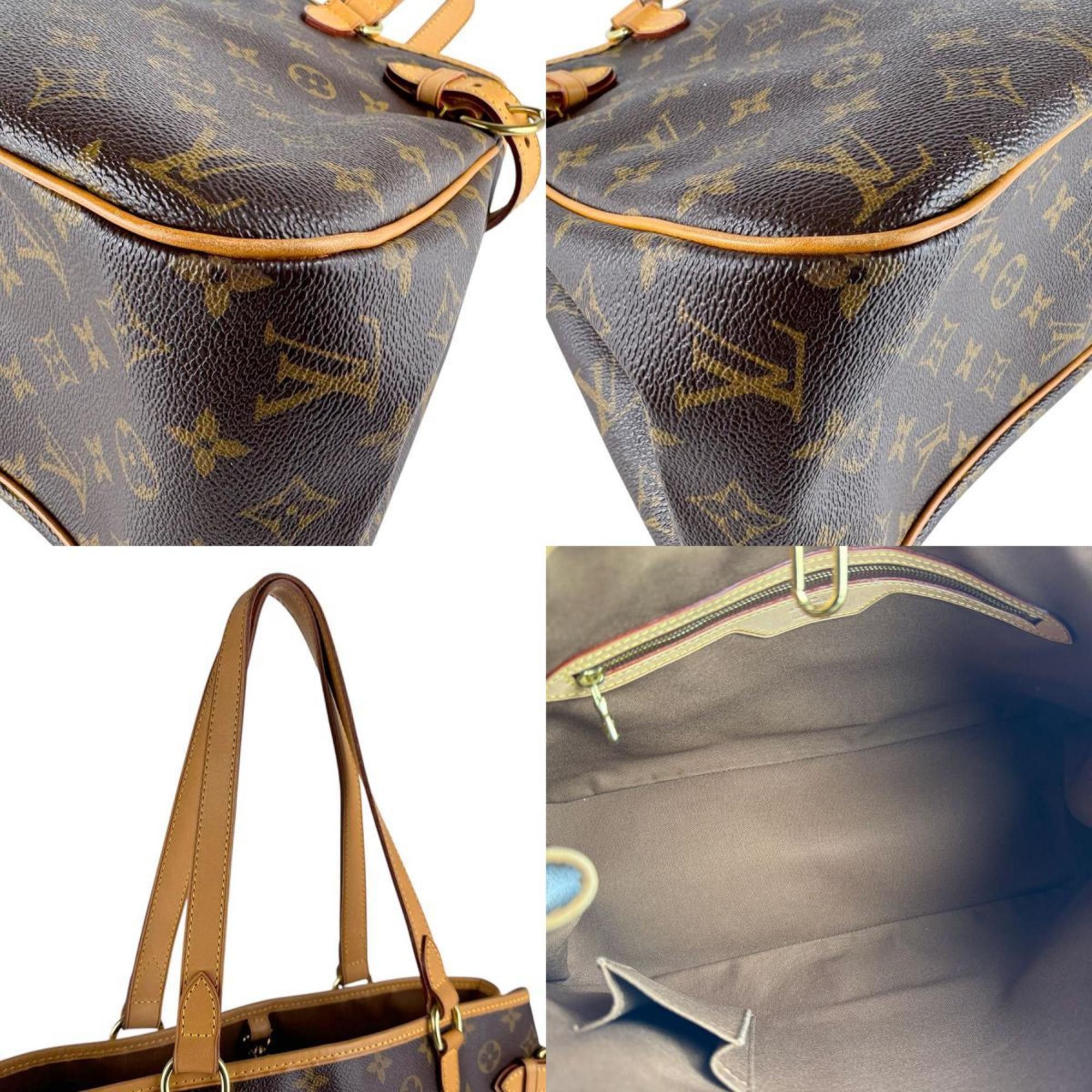 Louis Vuitton Louis Vuitton Monogram Batignolles Horizontal Handbag in Brown Canvas, Women's, M51154 z8647 Size ONE SIZE - 4 Thumbnail