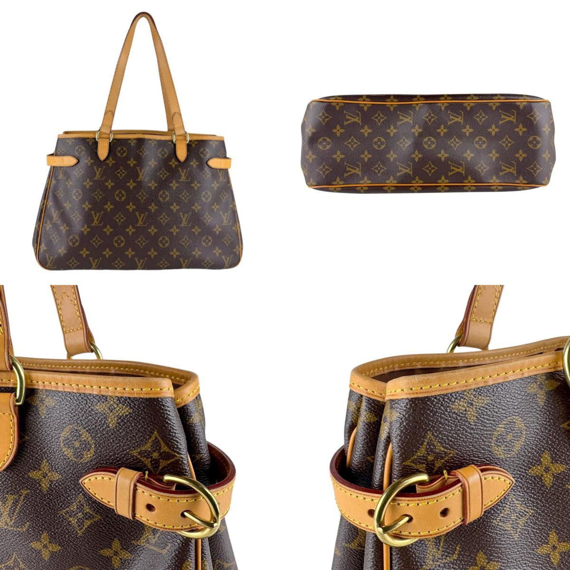 Louis Vuitton Louis Vuitton Monogram Batignolles Horizontal Handbag in Brown Canvas, Women's, M51154 z8647 Size ONE SIZE - 3 Thumbnail