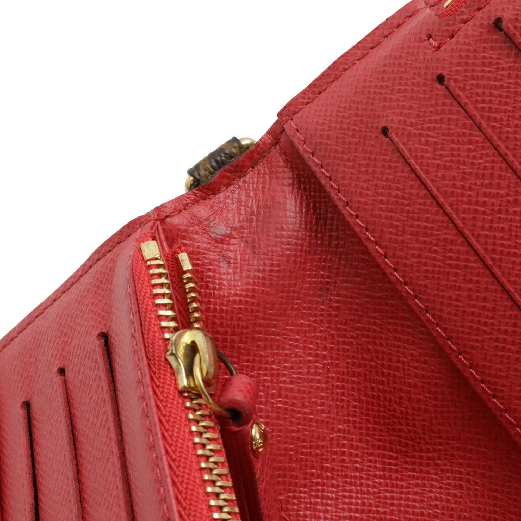 Louis Vuitton LOUIS VUITTON Monogram Portefeuille Ansolite Round Long Wallet in Rose Pop Pink, M66701 Size ONE SIZE - 7 Thumbnail