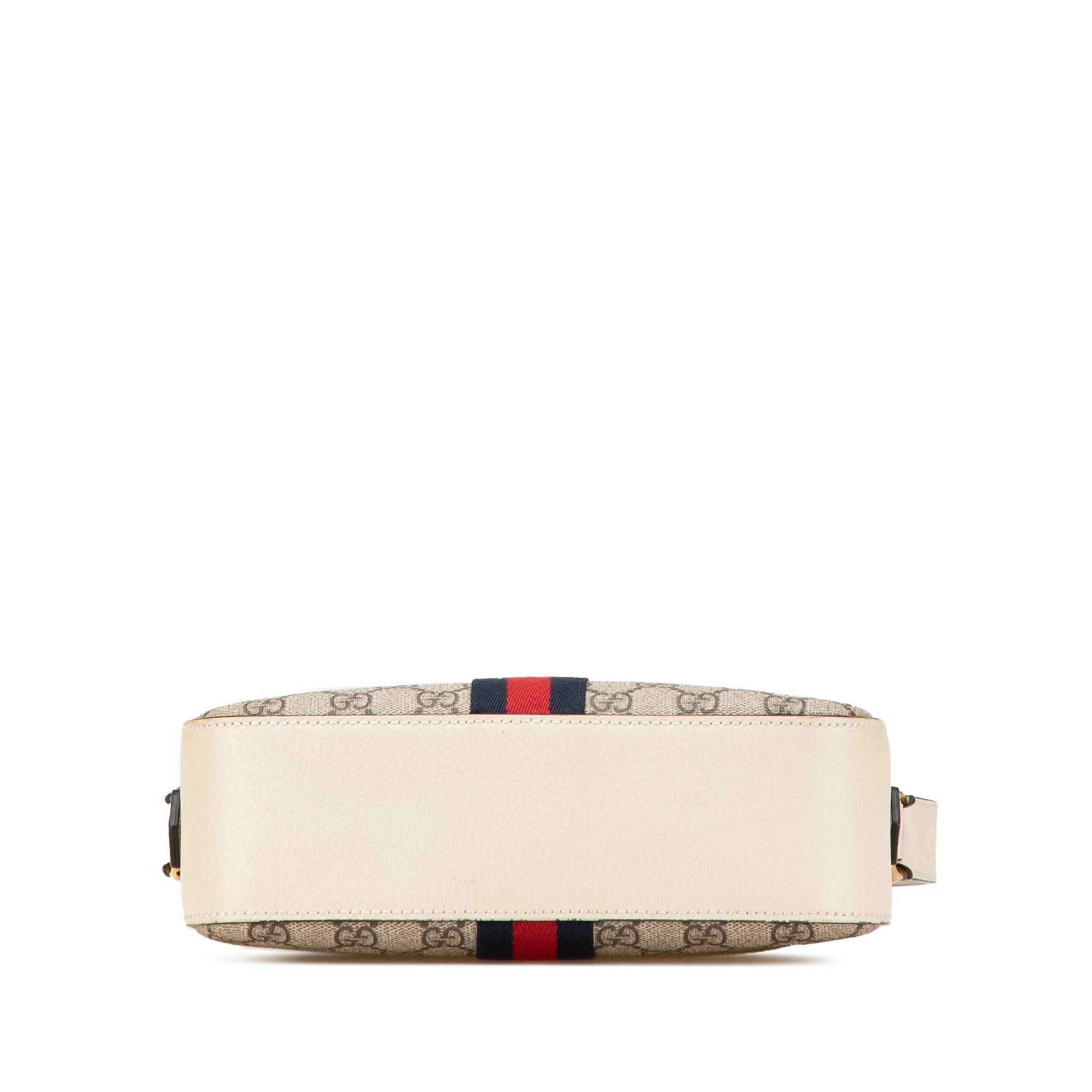 Gucci Small GG Supreme Textured Calfskin Web Ophidia Camera Bag Size ONE SIZE - 3 Thumbnail