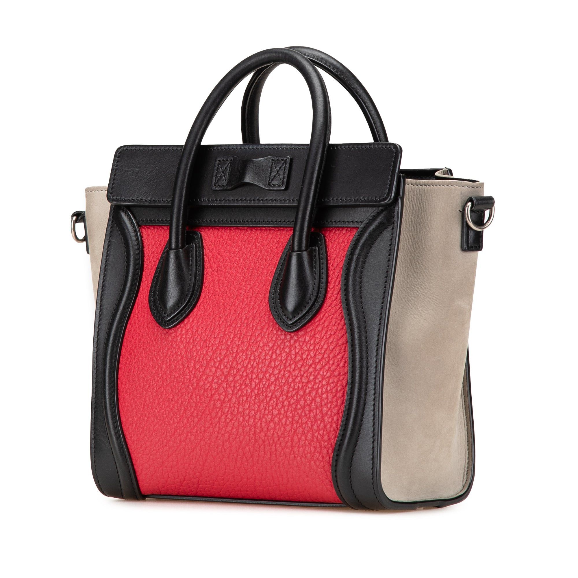 Celine Nano Tricolor Nubuck and Calfskin Luggage Tote Size ONE SIZE - 2 Thumbnail