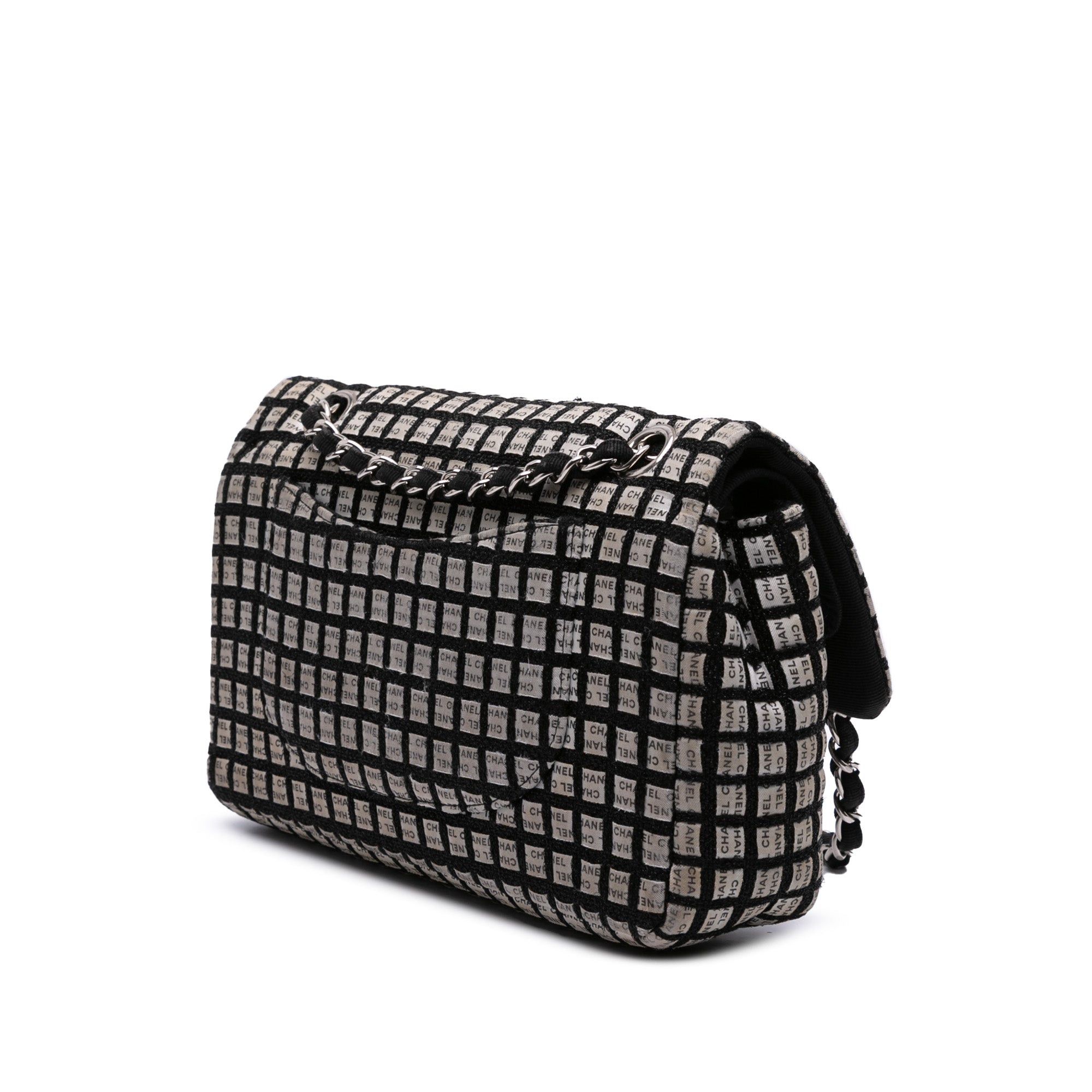 Chanel Medium Classic Ribbon Tweed Double Flap Size ONE SIZE - 2 Thumbnail