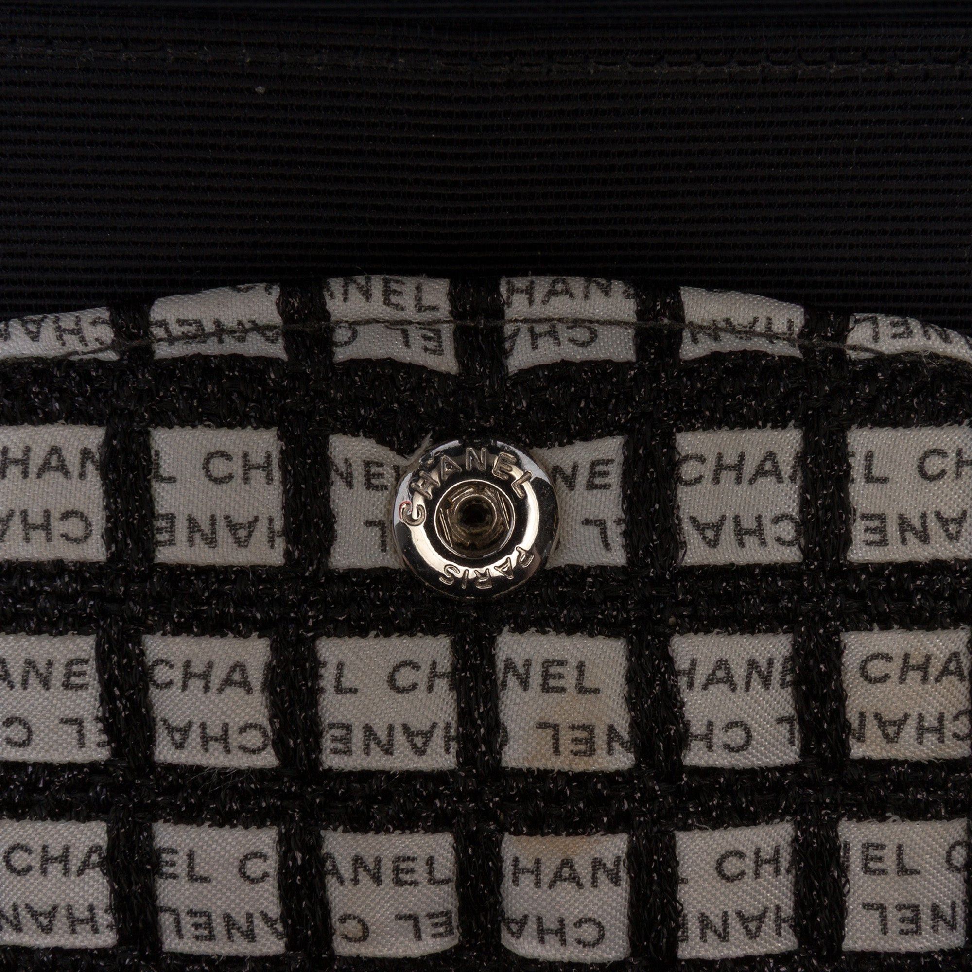 Chanel Medium Classic Ribbon Tweed Double Flap Size ONE SIZE - 9 Thumbnail