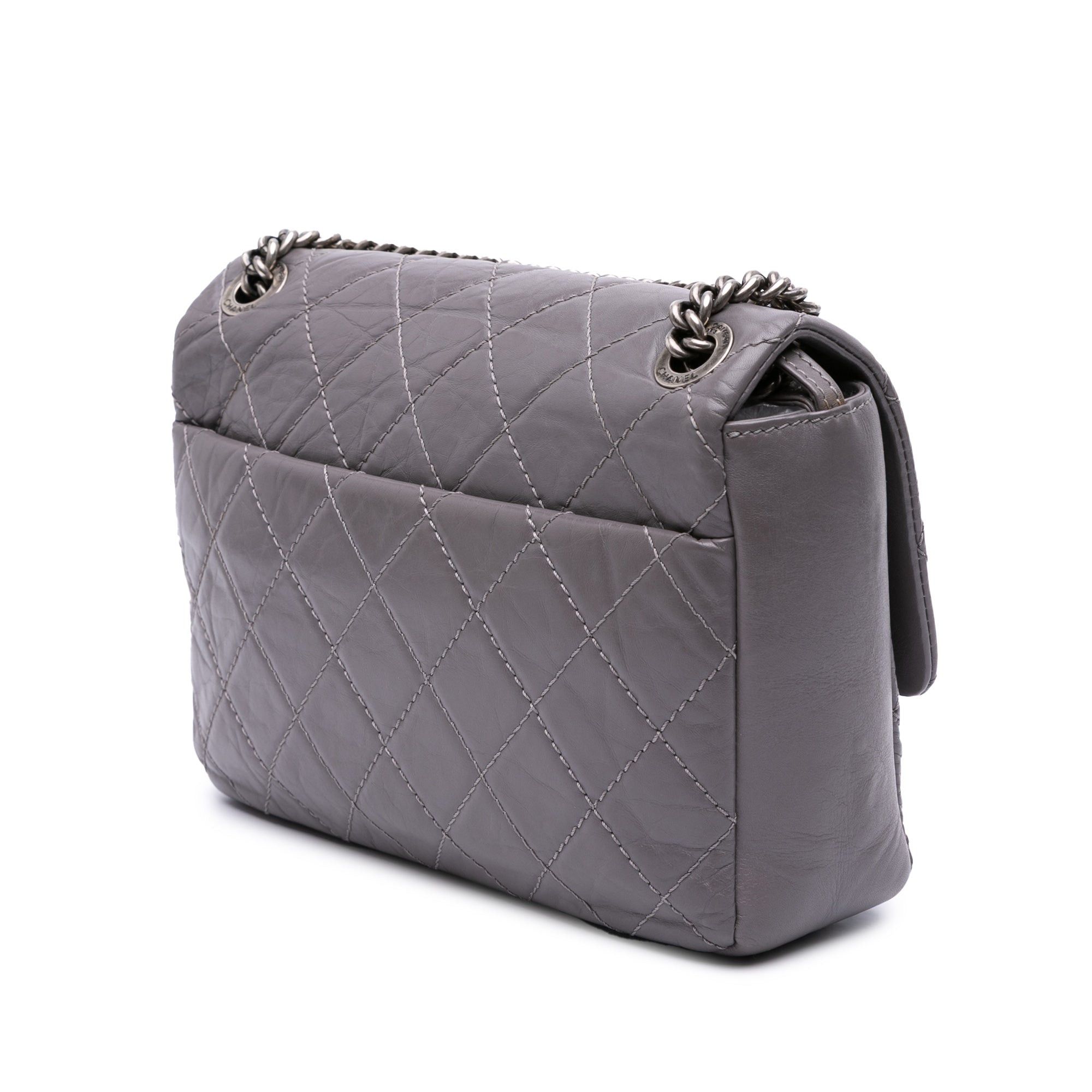 Chanel Quilted Aged Calfskin CC Square Flap Size ONE SIZE - 2 Thumbnail