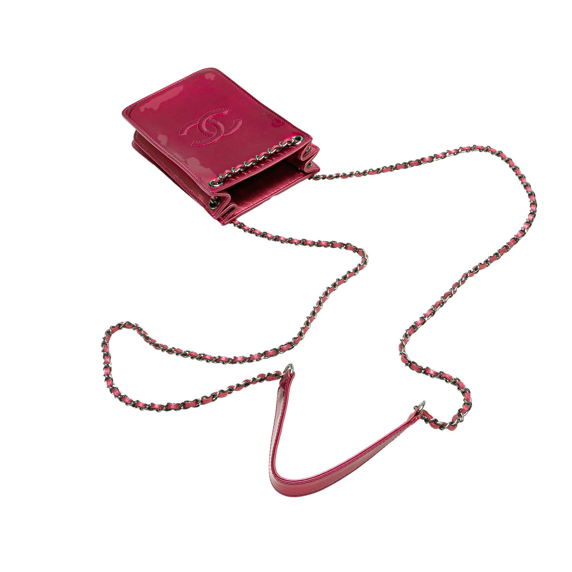 Chanel CC Patent Phone Holder Crossbody Size ONE SIZE - 10 Thumbnail