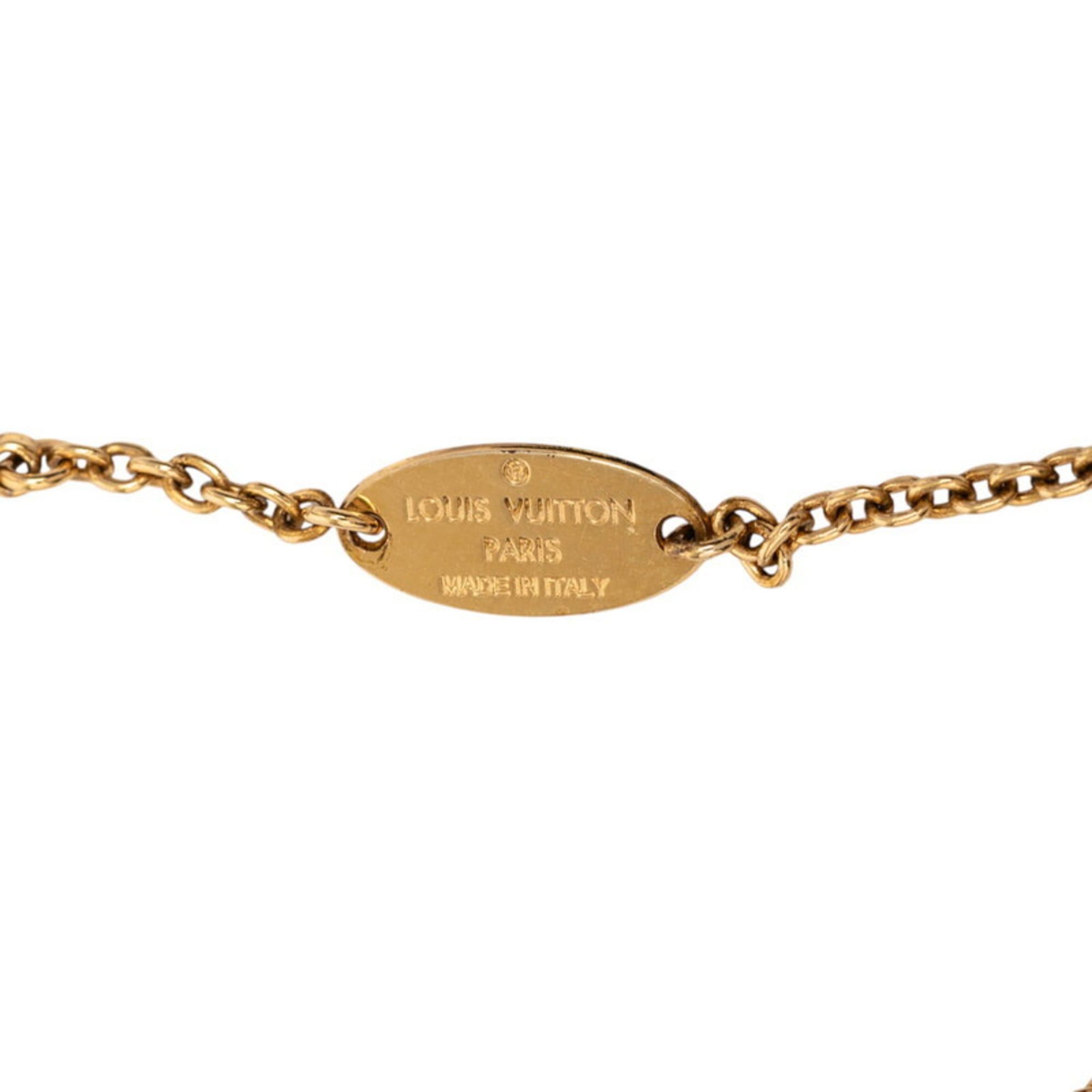 Louis Vuitton Louis Vuitton Collier Essential V Planet Pendant Necklace M68920 Gold Plated Rhinestone Women's LOUIS VUITTON Size ONE SIZE - 6 Thumbnail