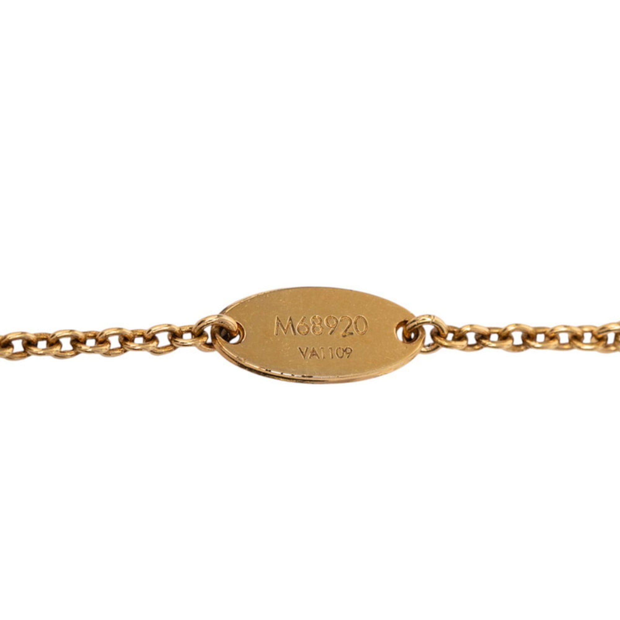 Louis Vuitton Louis Vuitton Collier Essential V Planet Pendant Necklace M68920 Gold Plated Rhinestone Women's LOUIS VUITTON Size ONE SIZE - 7 Thumbnail