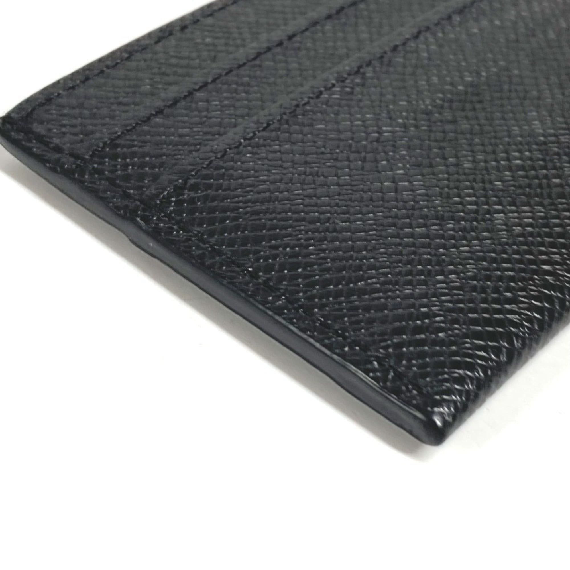 Louis Vuitton LOUIS VUITTON M32730 Taiga Porte Carte Double Business Card Case/Pass Case in Leather, Black, for Men and Women Size ONE SIZE - 7 Thumbnail