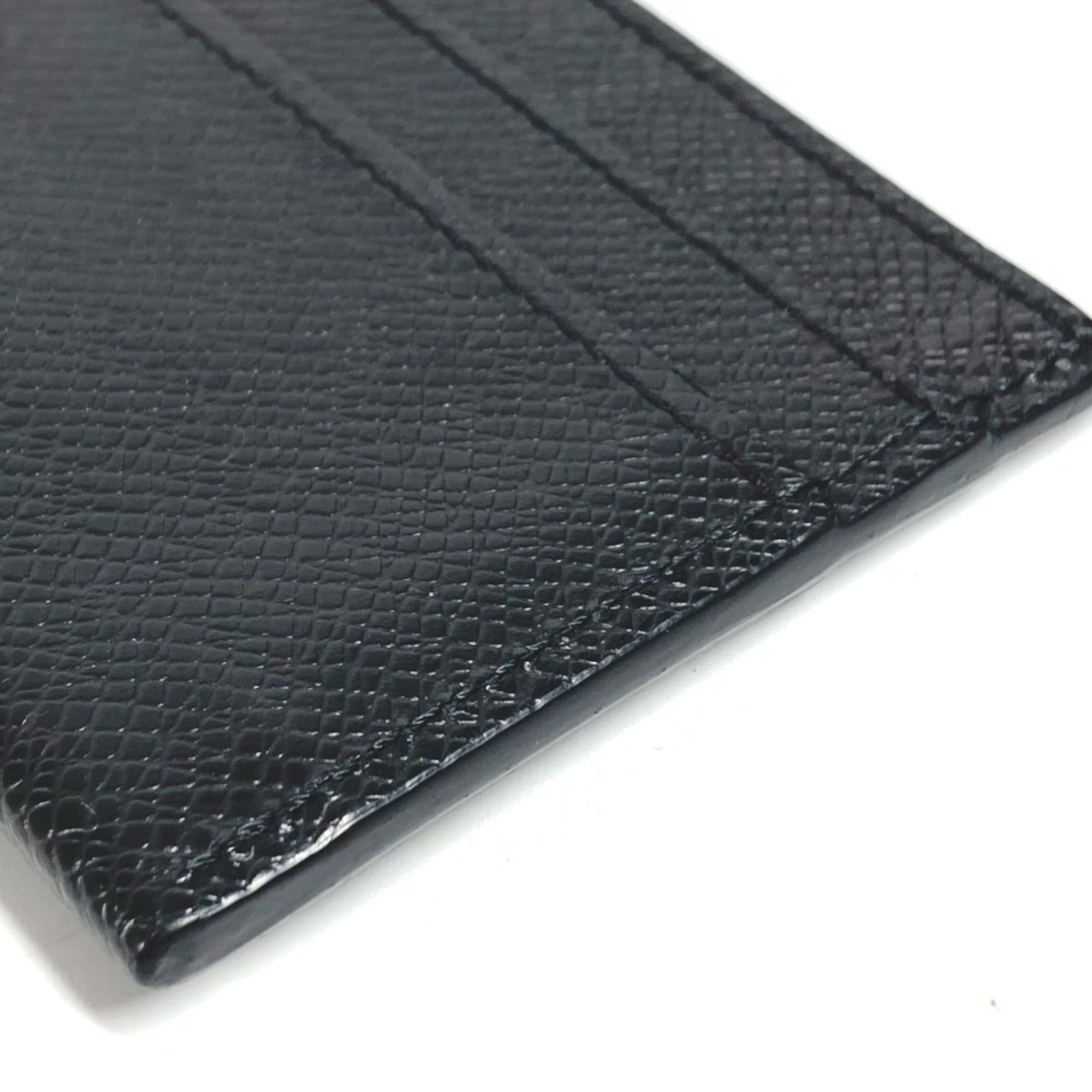 Louis Vuitton LOUIS VUITTON M32730 Taiga Porte Carte Double Business Card Case/Pass Case in Leather, Black, for Men and Women Size ONE SIZE - 5 Thumbnail