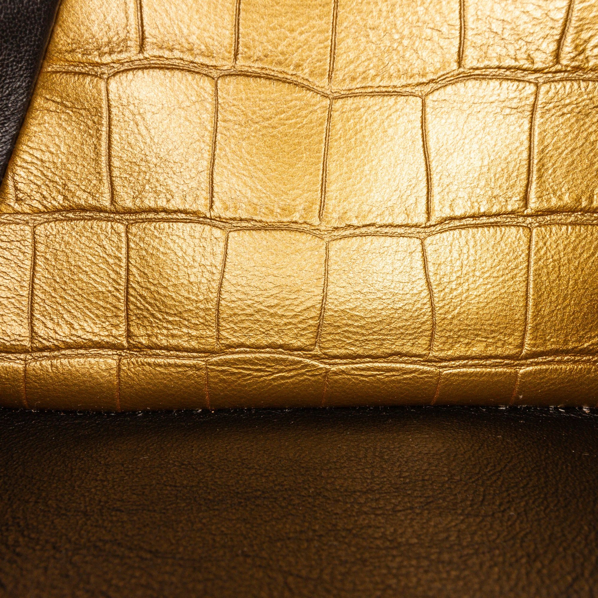 Chanel Medium Croc Embossed Lambskin 2.55 Reissue Double Flap Bag Size ONE SIZE - 9 Thumbnail