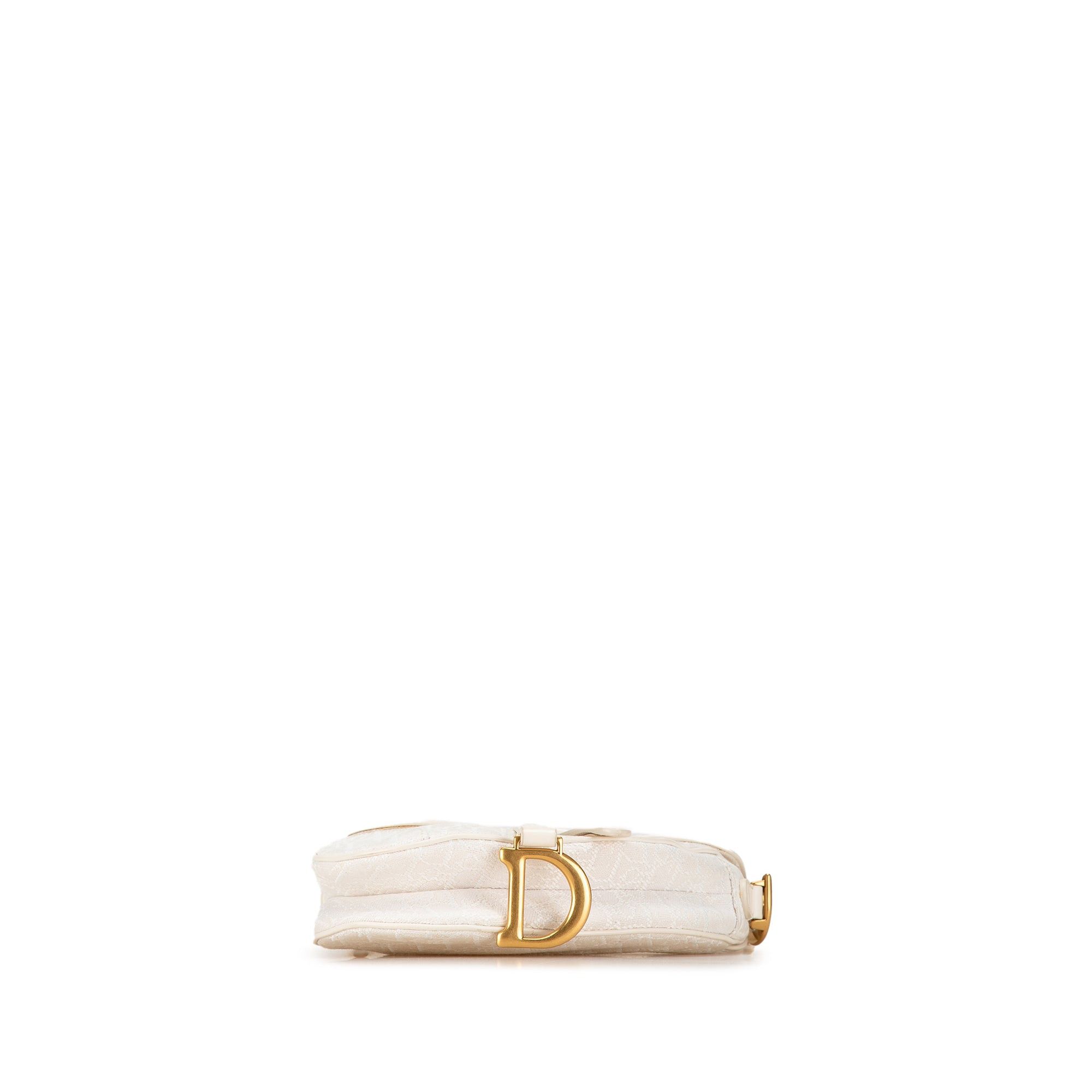 Dior Mini Oblique Canvas Saddle Bag Size ONE SIZE - 4 Thumbnail
