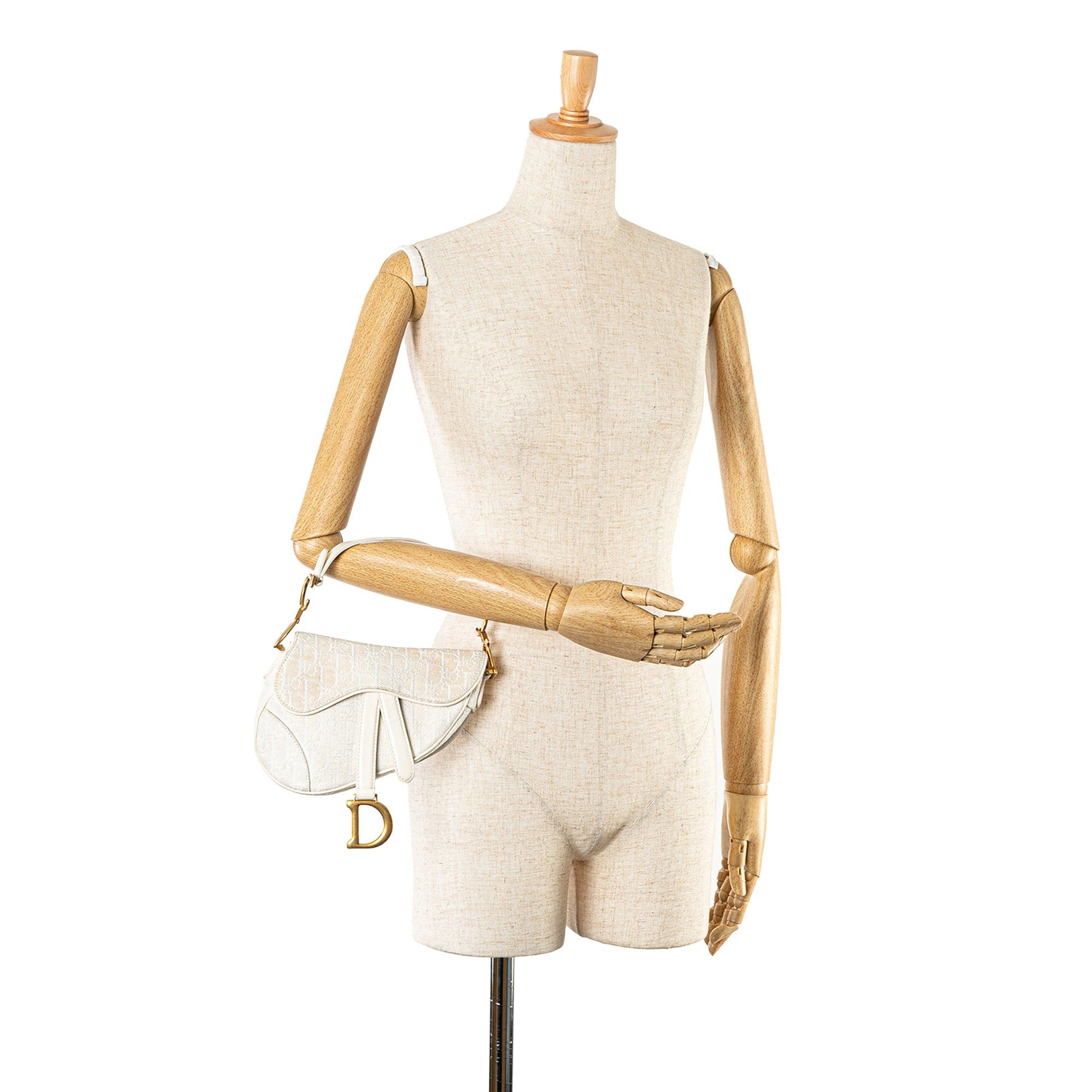 Dior Mini Oblique Canvas Saddle Bag Size ONE SIZE - 8 Thumbnail
