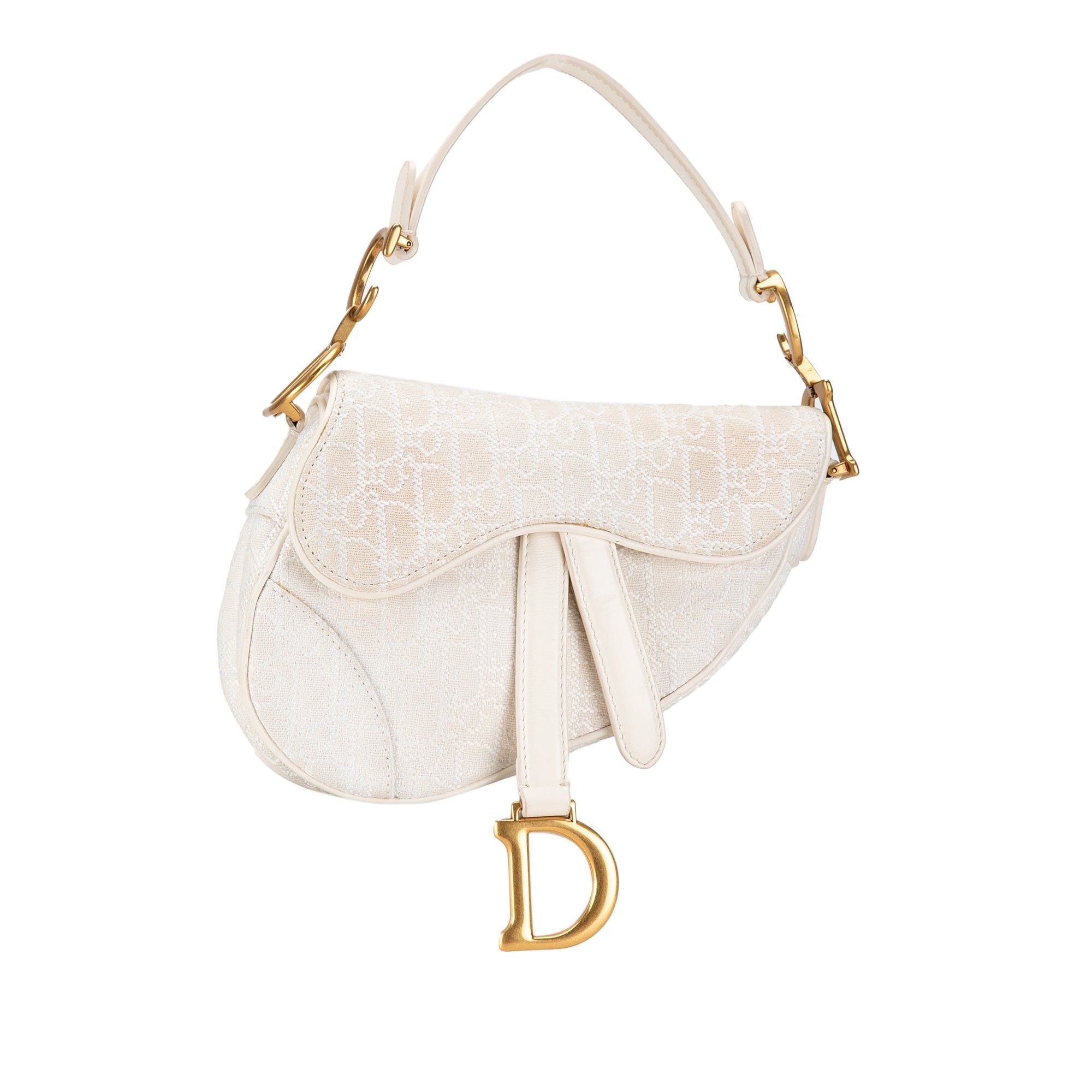 Dior Mini Oblique Canvas Saddle Bag Size ONE SIZE - 2 Thumbnail