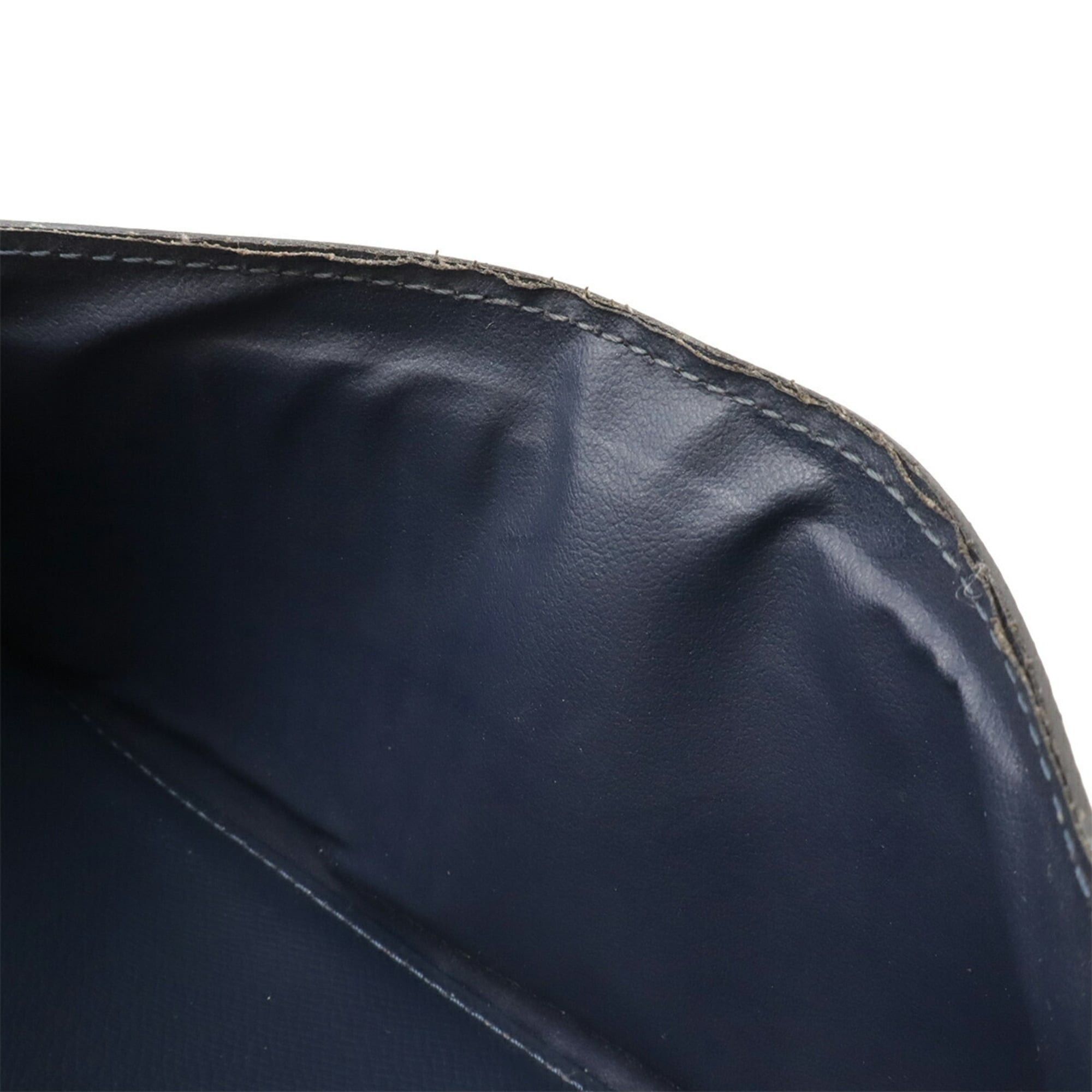 Louis Vuitton LOUIS VUITTON Taiga Portefeuille Brazza Hawaiian Print Bifold Long Wallet in Dark Navy (M30161) Size ONE SIZE - 7 Thumbnail