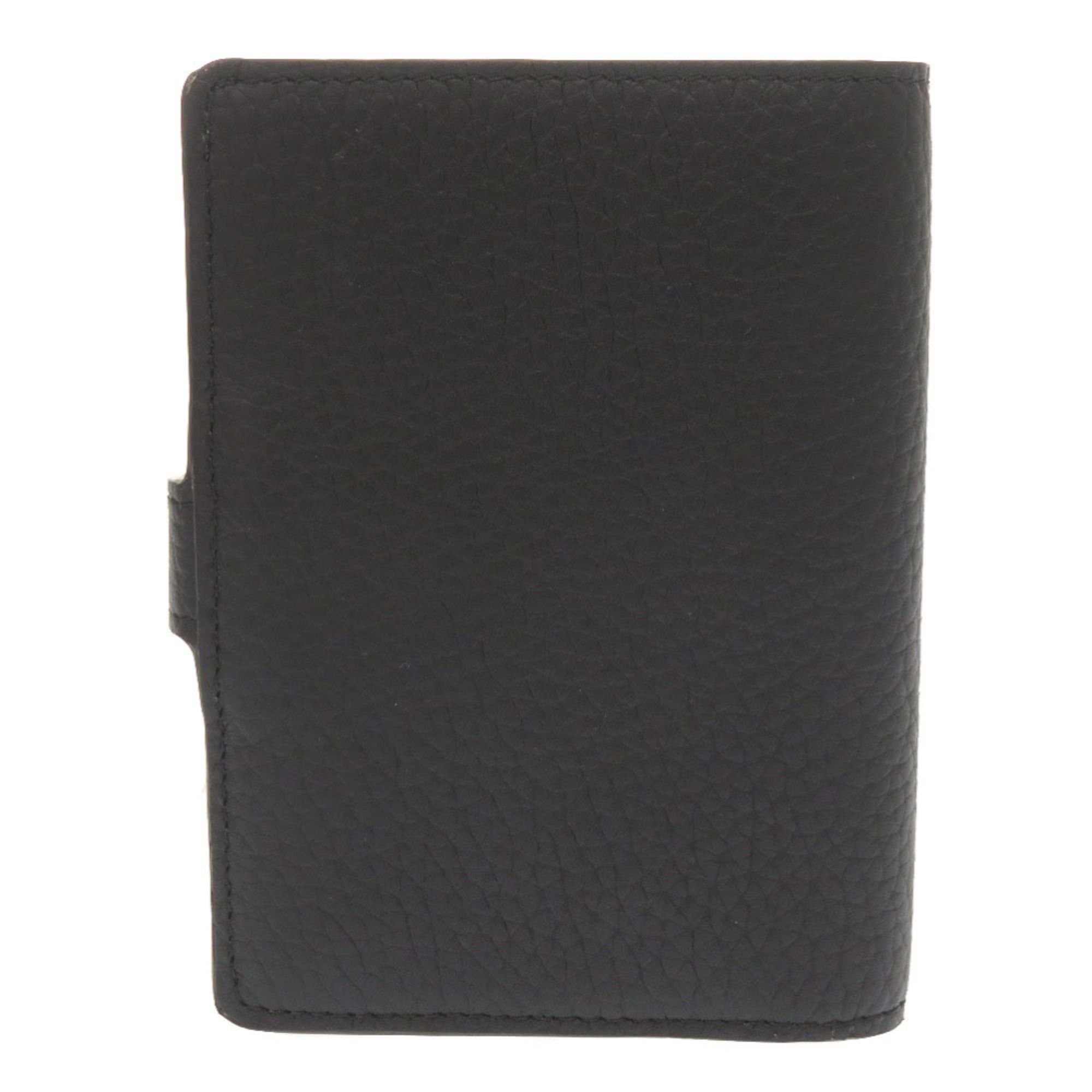 Louis Vuitton Unused Louis Vuitton LV Vertical Compact Wallet M81561 IC Taurillon Leather Noir Bifold Black 0400LOUIS VUITTON Size ONE SIZE - 3 Thumbnail