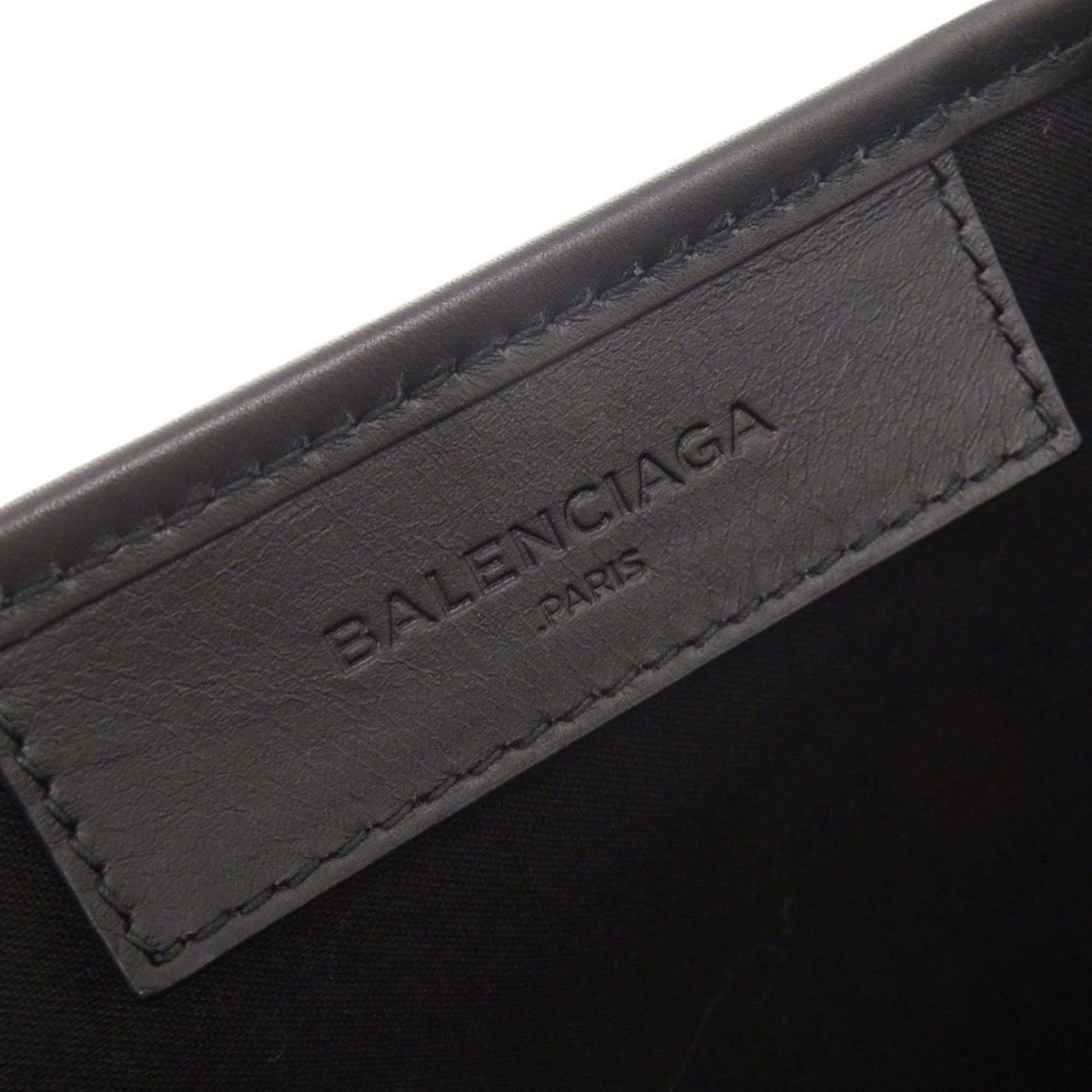 Balenciaga Excellent condition Balenciaga Navy Cabas canvas and leather tote bag/handbag 0737BALENCIAGA Size ONE SIZE - 8 Thumbnail