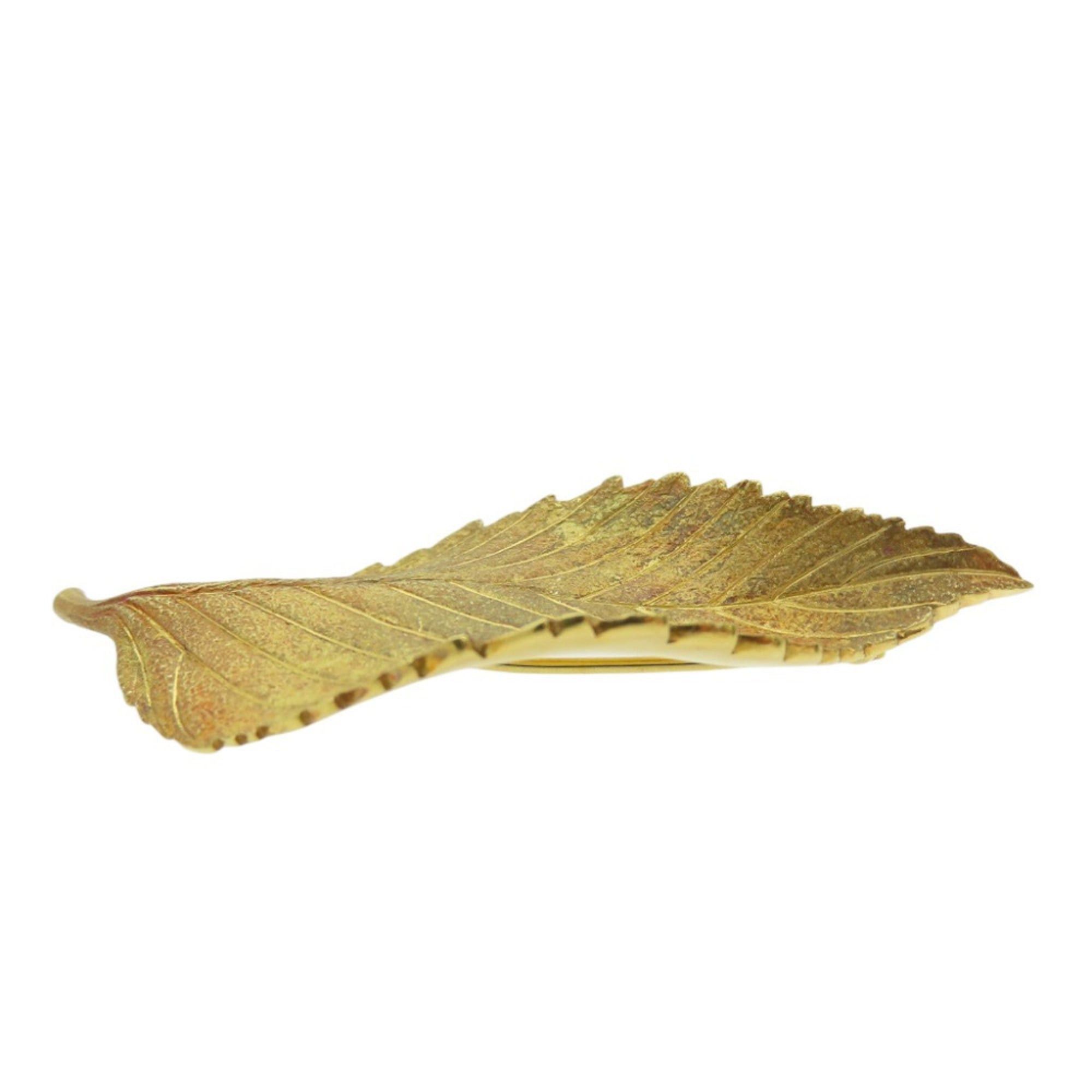 Tiffany & Co. Tiffany Leaf 18KYG 750 Yellow Gold Brooch Jewelry 1595TIFFANY&Co. Women's Size ONE SIZE - 3 Thumbnail