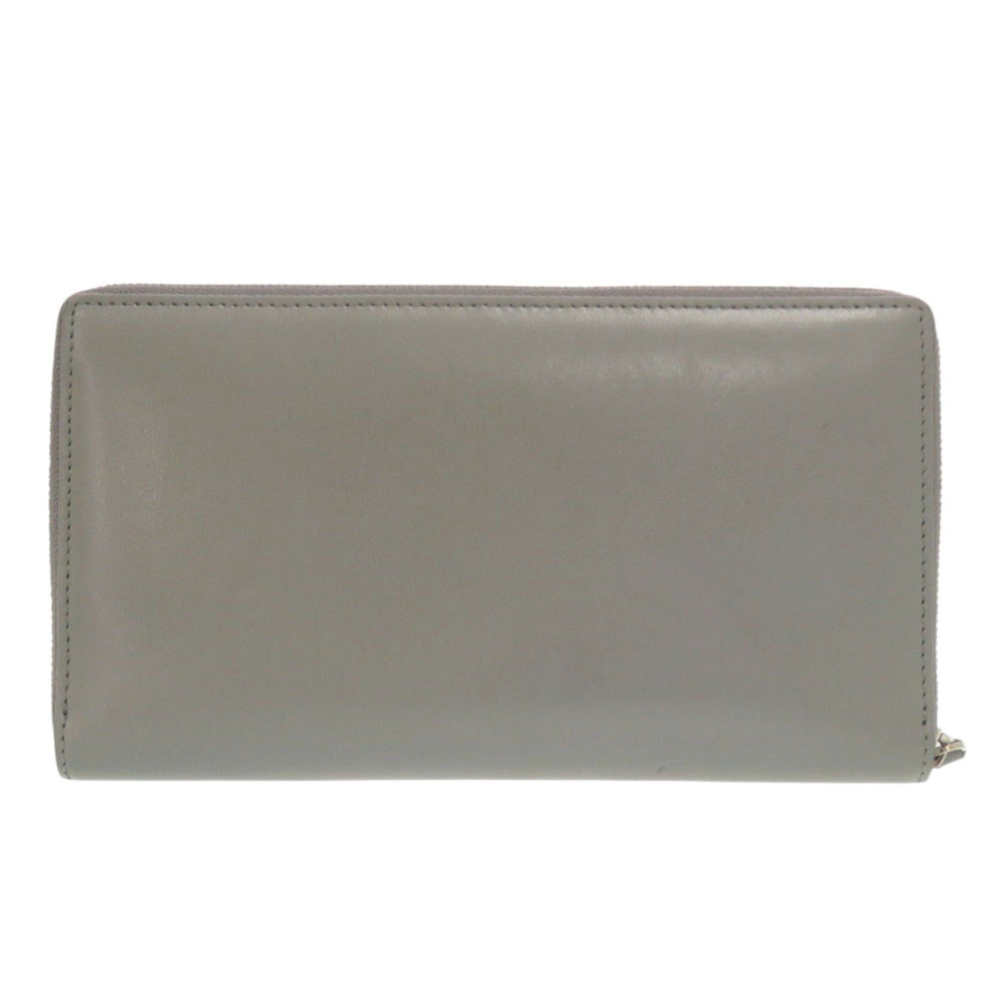Balenciaga Balenciaga Essential Continental Wallet 664041, Grey Leather Long 0759BALENCIAGA Size ONE SIZE - 2 Thumbnail