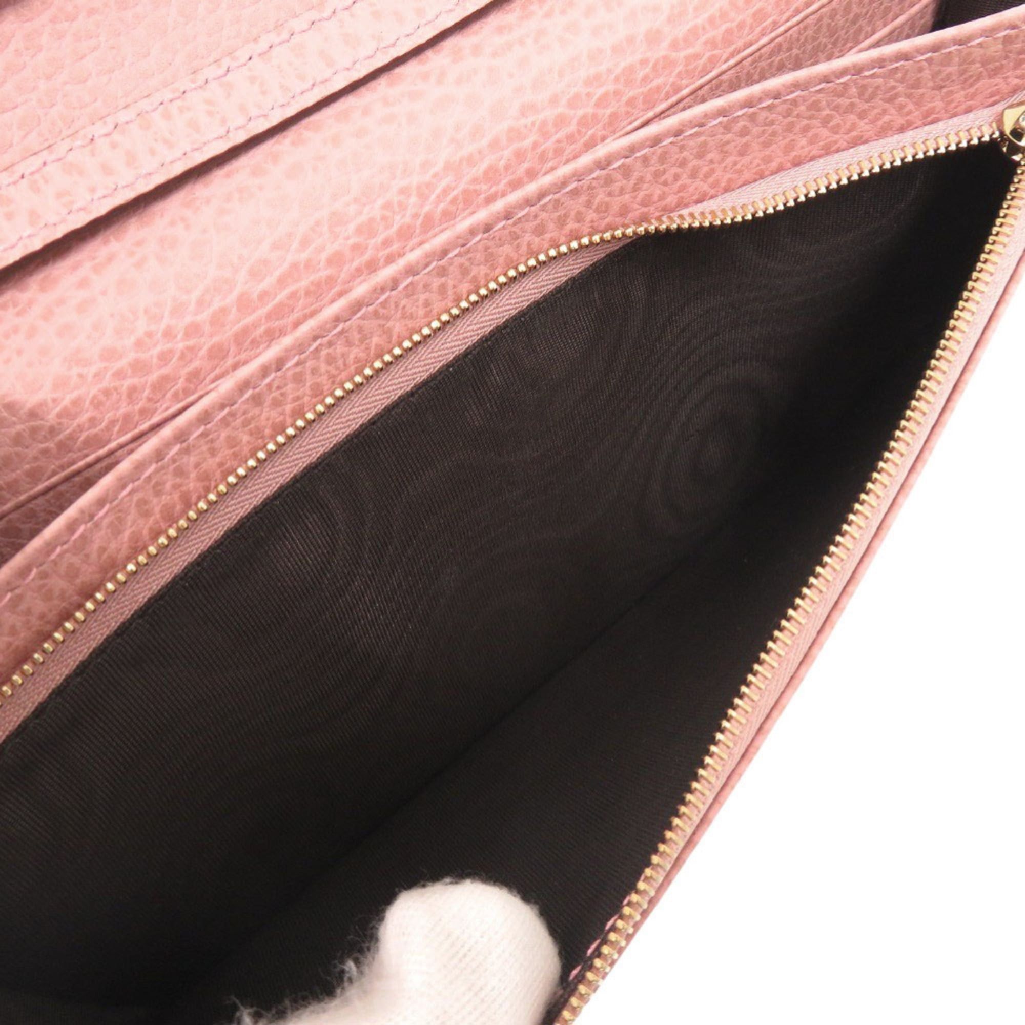 Gucci Unused Gucci Swing 368231 Leather Pink Shoulder Wallet Bag 0828GUCCI Size ONE SIZE - 7 Thumbnail