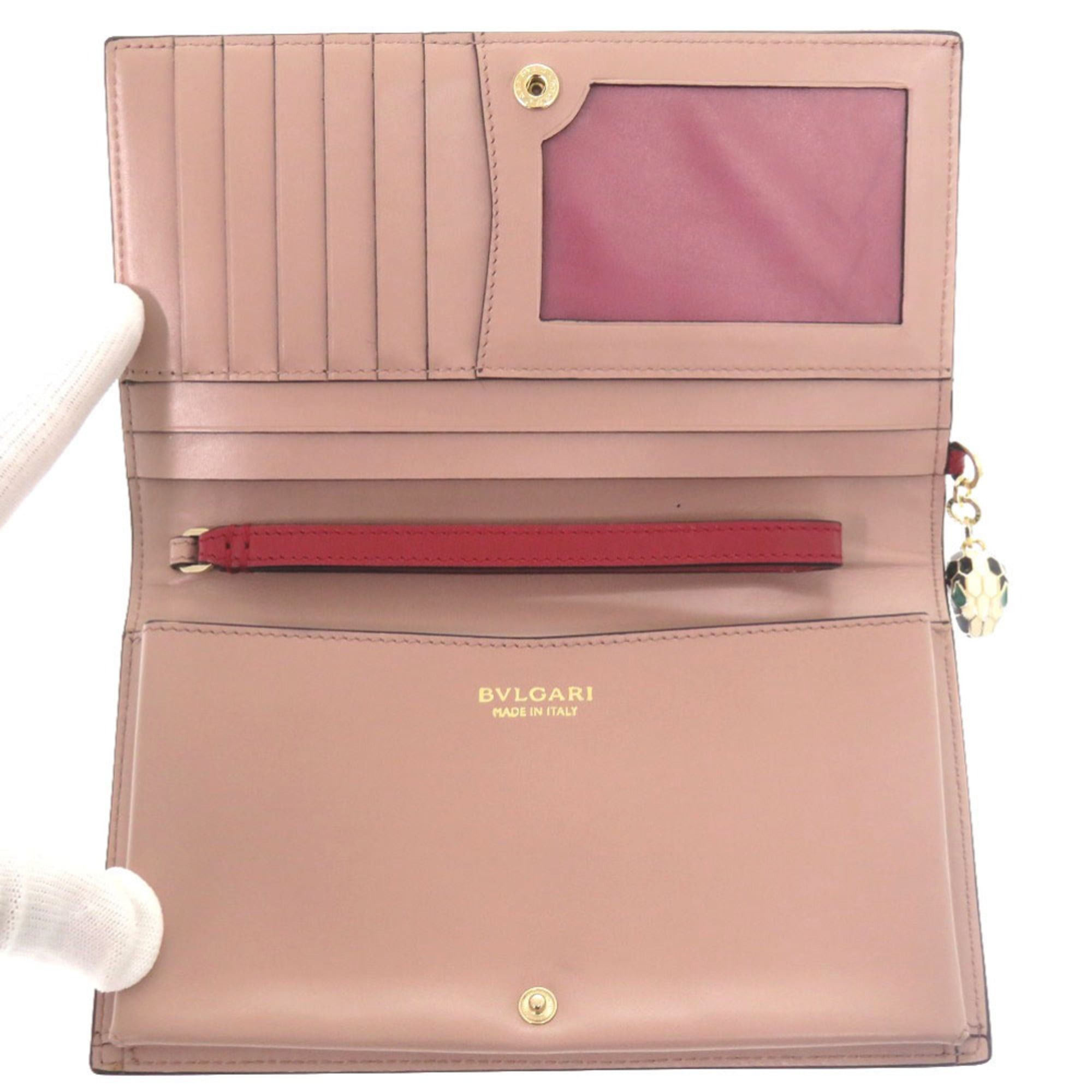 Bvlgari Excellent condition Bvlgari Serpenti leather bifold wallet in red. 0923 BVLGARI Size ONE SIZE - 4 Thumbnail