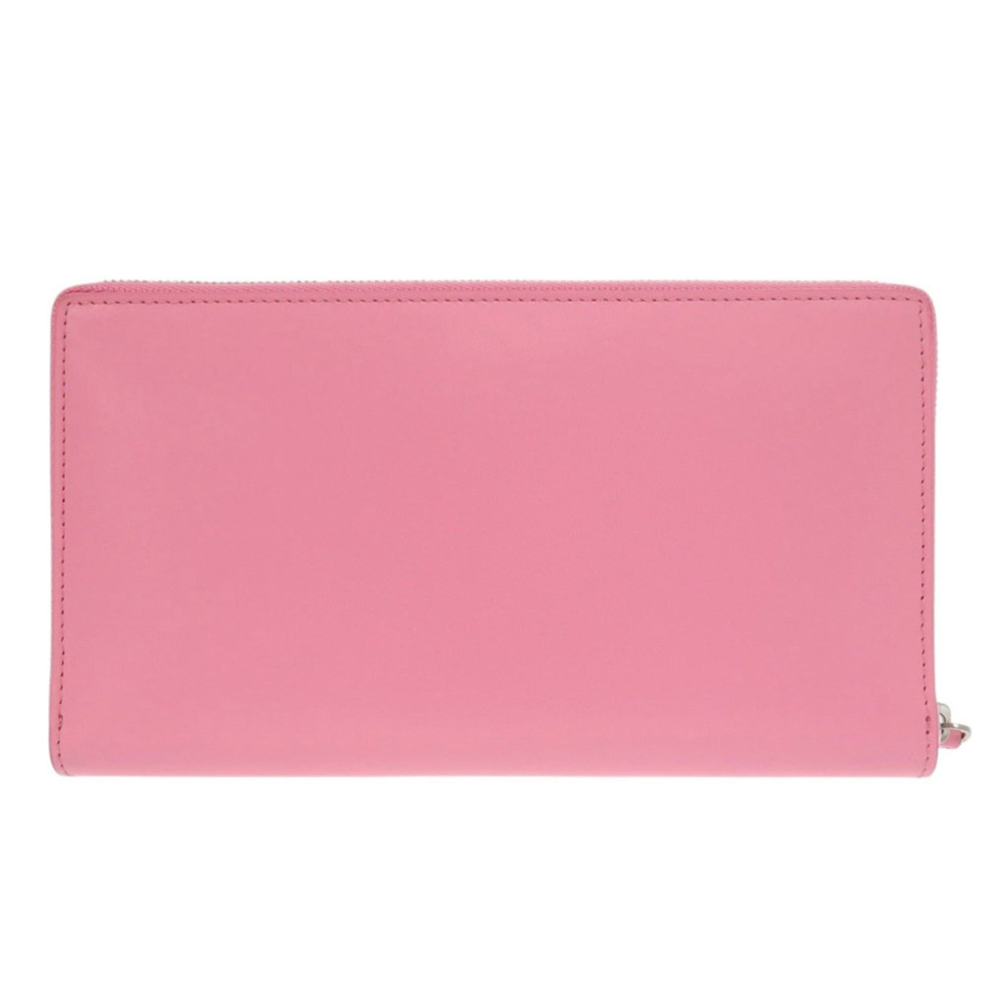 Balenciaga Excellent condition Balenciaga Essential Continental Wallet 664041, pink leather long wallet 0743BALENCIAGA Size ONE SIZE - 3 Thumbnail