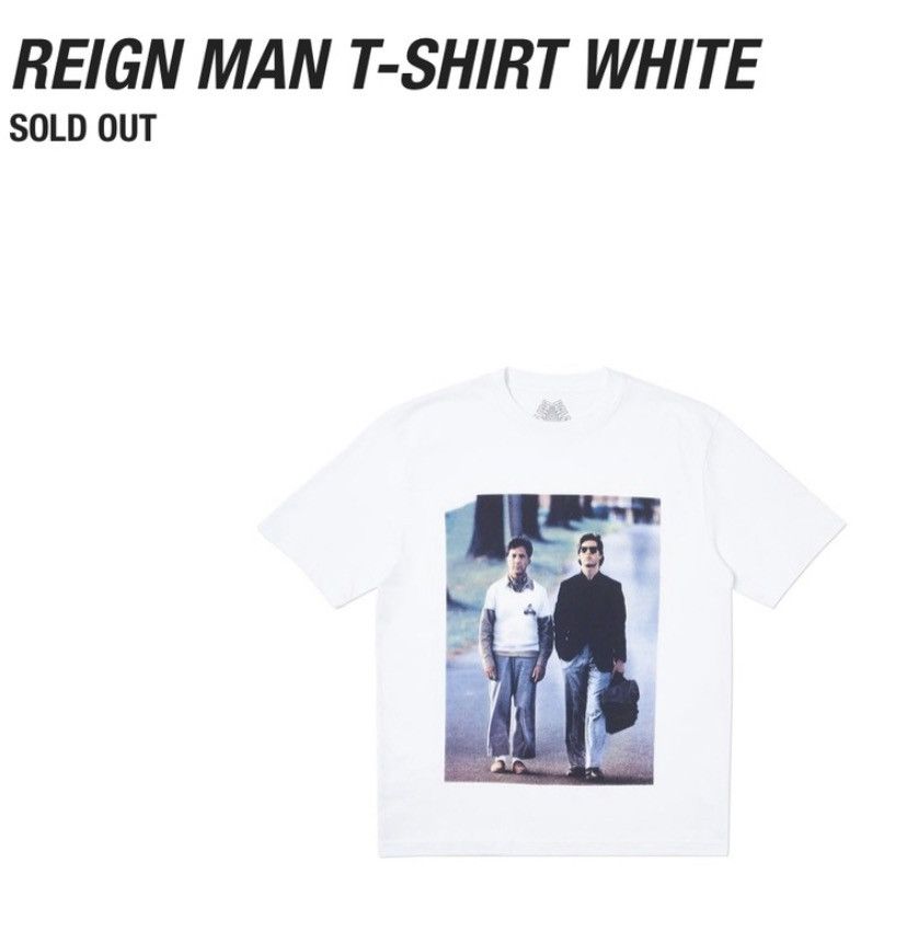 ★日本未入荷入手困難 レア！PALACE ×Reign man Tシャツ パレス Palace Rain Man Photo Tee White (Reign Man) | Grailed