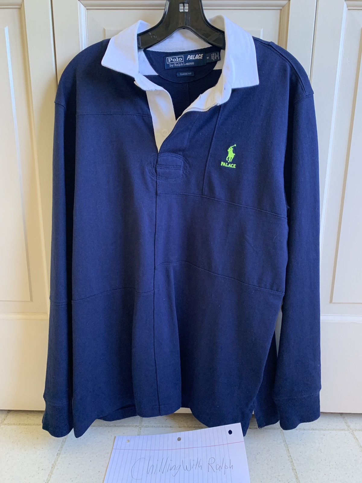 Palace Polo Ralph Lauren Palace Ralph Lauren Pieced Rugby Shirt Grailed