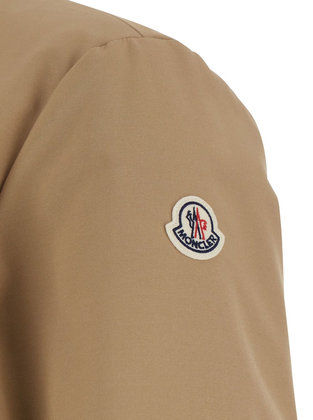 Moncler Reversible 'Prieure' Puffer Jacket with Logo Patch on Sleeve in Beige for Men Size US XL / EU 56 / 4 - 3 Thumbnail