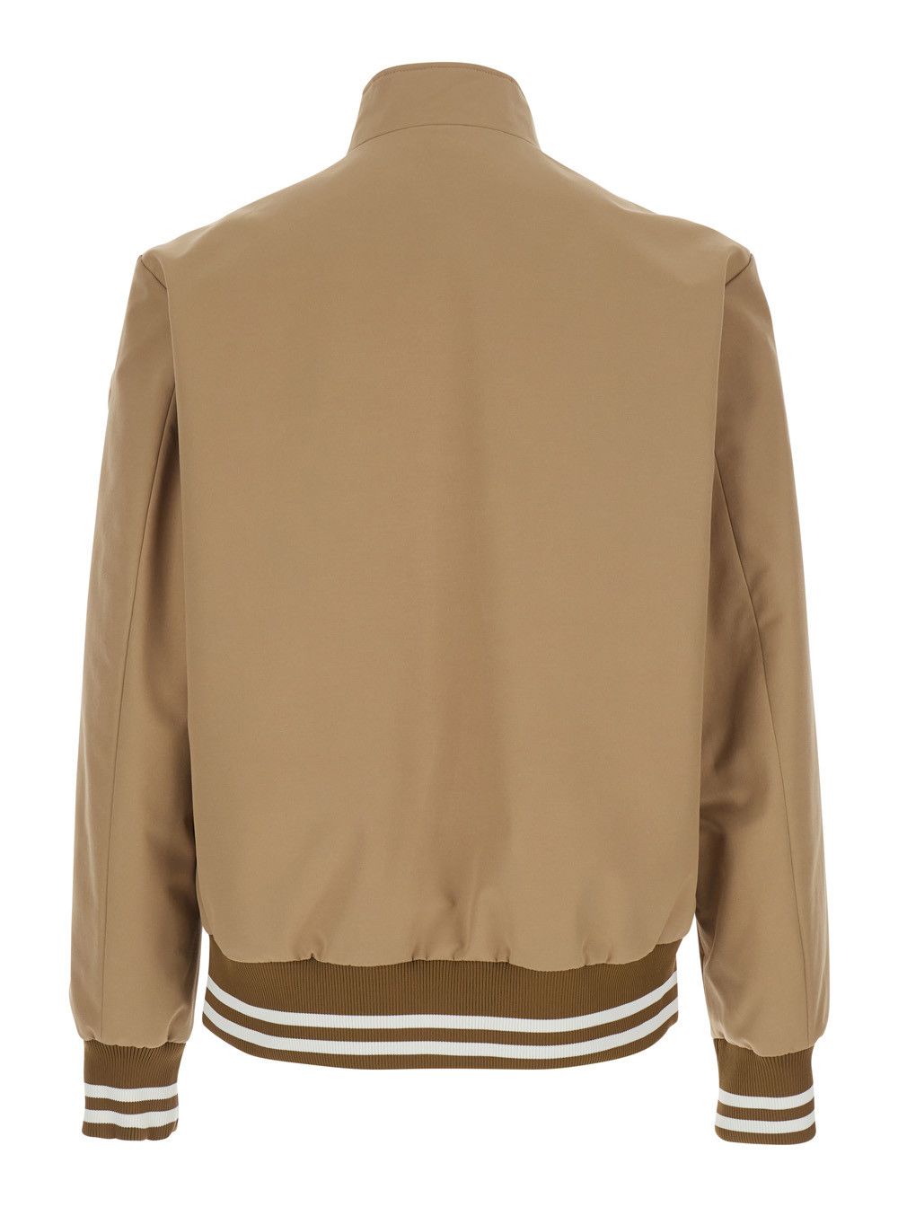 Moncler Reversible 'Prieure' Puffer Jacket with Logo Patch on Sleeve in Beige for Men Size US XL / EU 56 / 4 - 2 Thumbnail