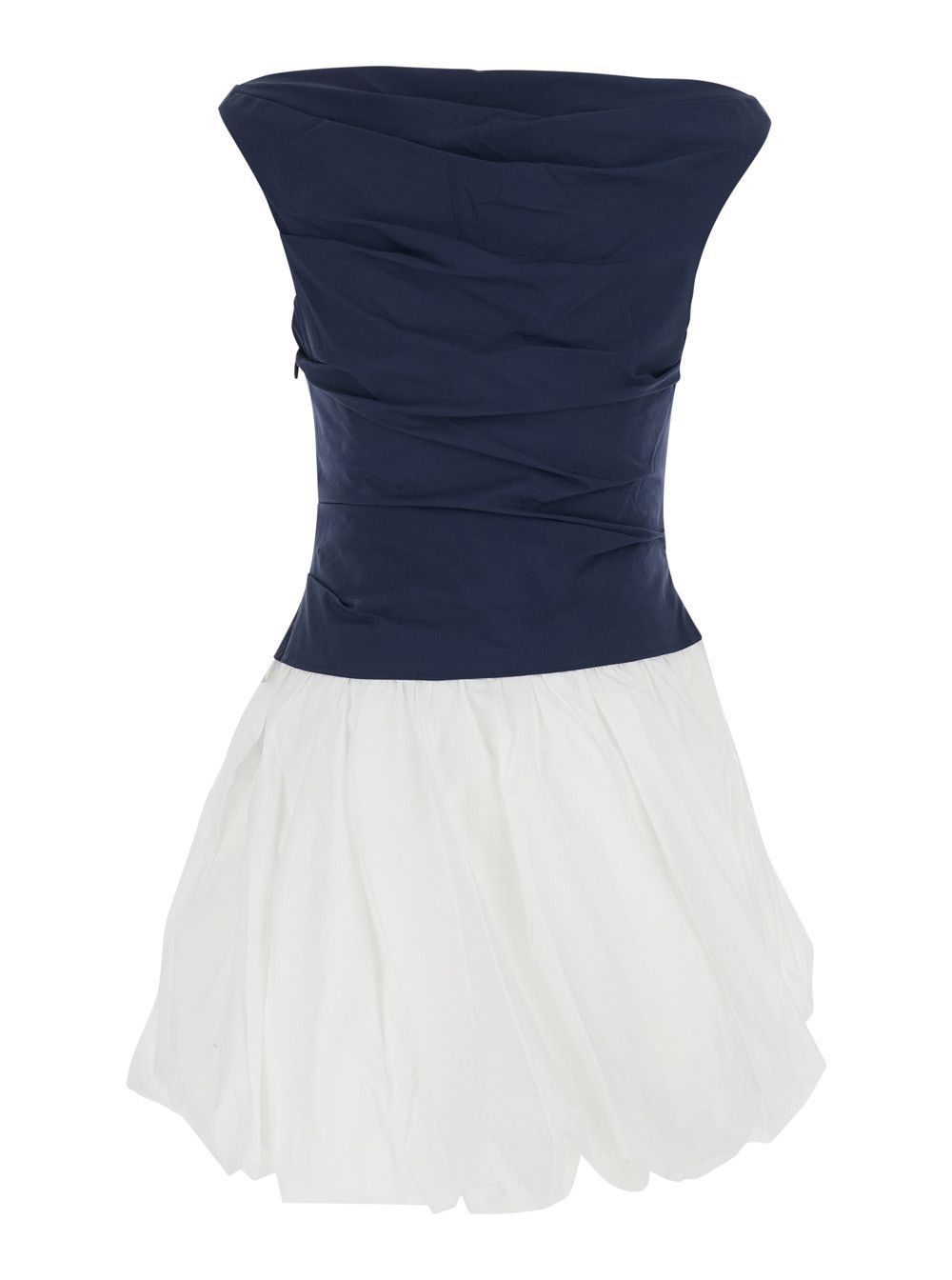 Simkhai Mini Dress 'Salina' with Boat Neckline and Balloon Skirt in Multicolor Cotton Blend for Women Size M / US 6-8 / IT 42-44 - 2 Thumbnail