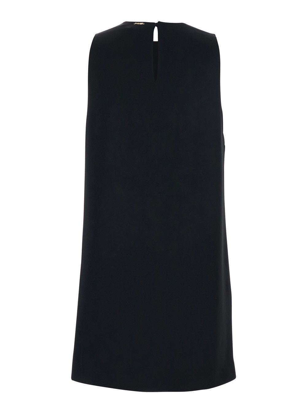 TWINSET Sleeveless Dress with Drop Closure on the Back in Black Fabric for Women Size L / US 10 / IT 46 - 2 Thumbnail