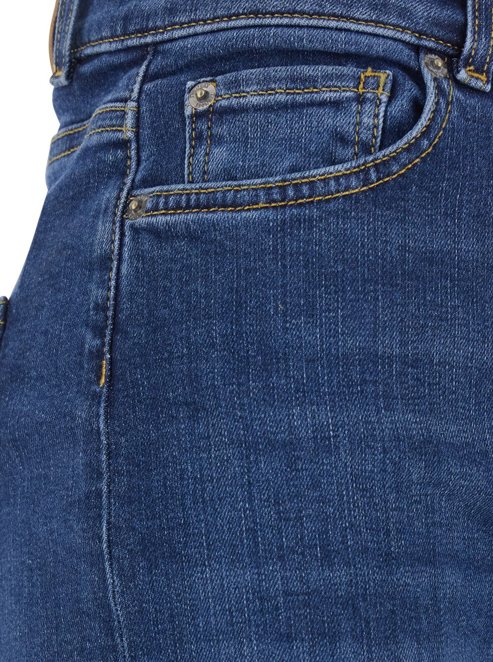 TWINSET Five-pocket design jeans with faded effect in blue denim for women Size 27" / US 4 / IT 40 - 3 Thumbnail