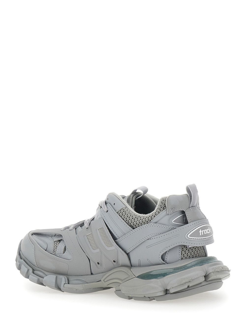 Balenciaga 'Track' Grey Low Top Sneakers with Logo Lettering on the Tongue in Tech Fabric Man Size US 9 / EU 42 - 3 Thumbnail