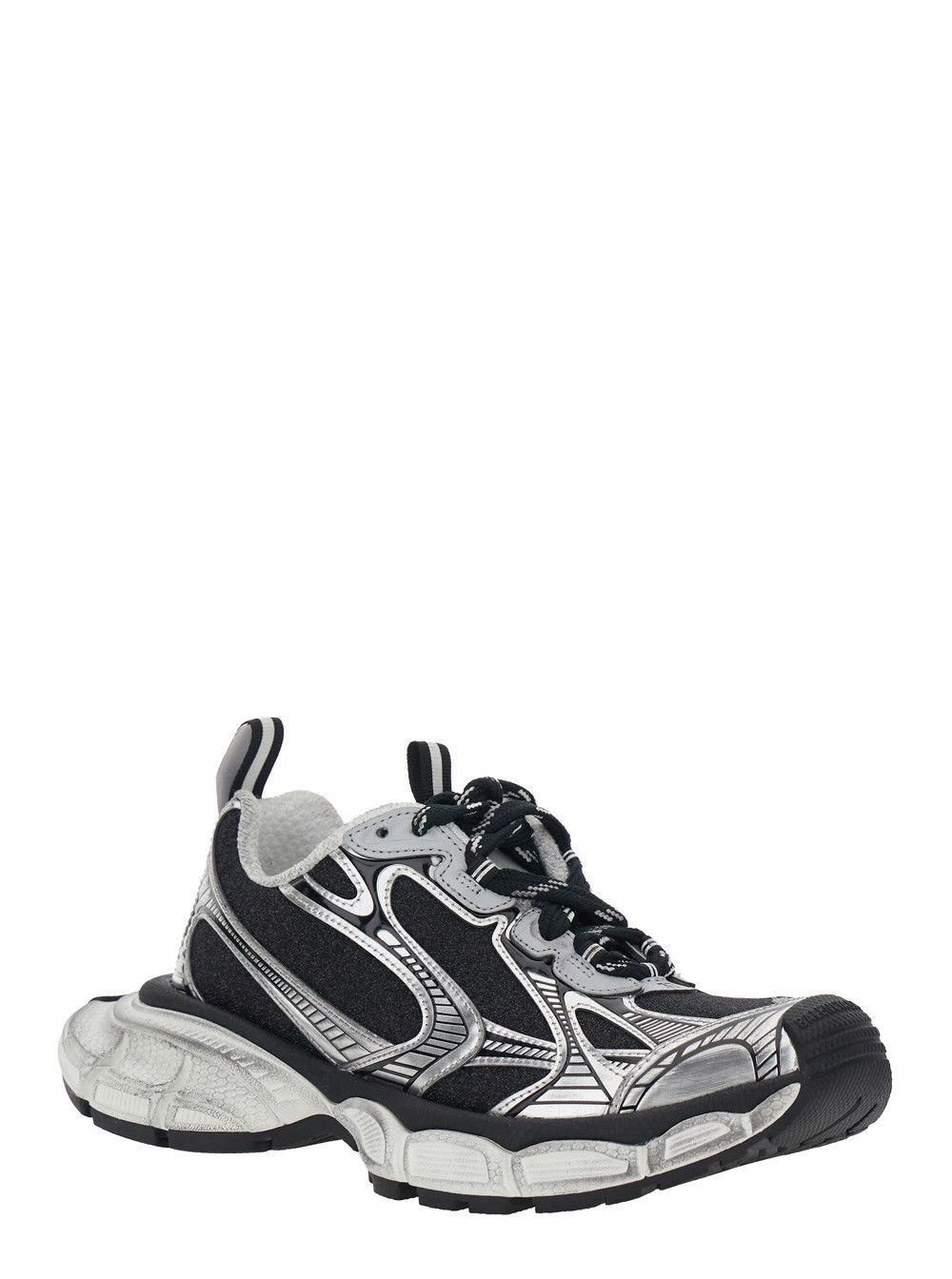 Balenciaga Sneakers '3XL' with Logo on the Toe in Metallic Tech Fabric Mix for Women Size US 8 / IT 38 - 2 Thumbnail