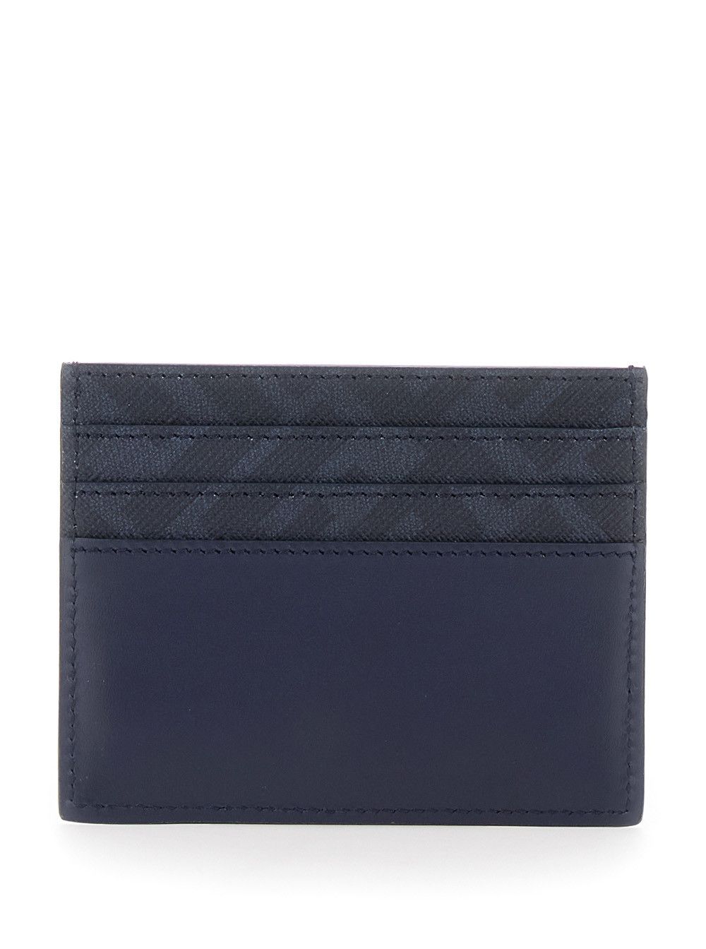 Fendi Blue Card Holder with FF Plate on the Front in Leather Man Size ONE SIZE - 3 Thumbnail